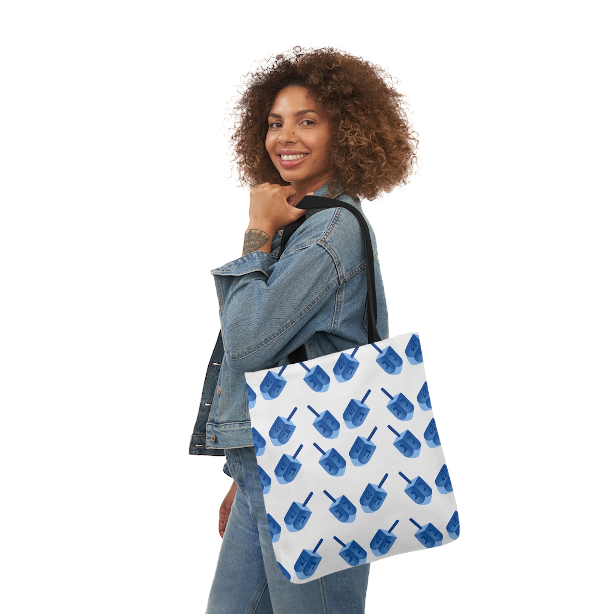 Hanukkah Canvas Tote Bag Dreidel Canvas Tote Bag Hanukkah Gift Bag