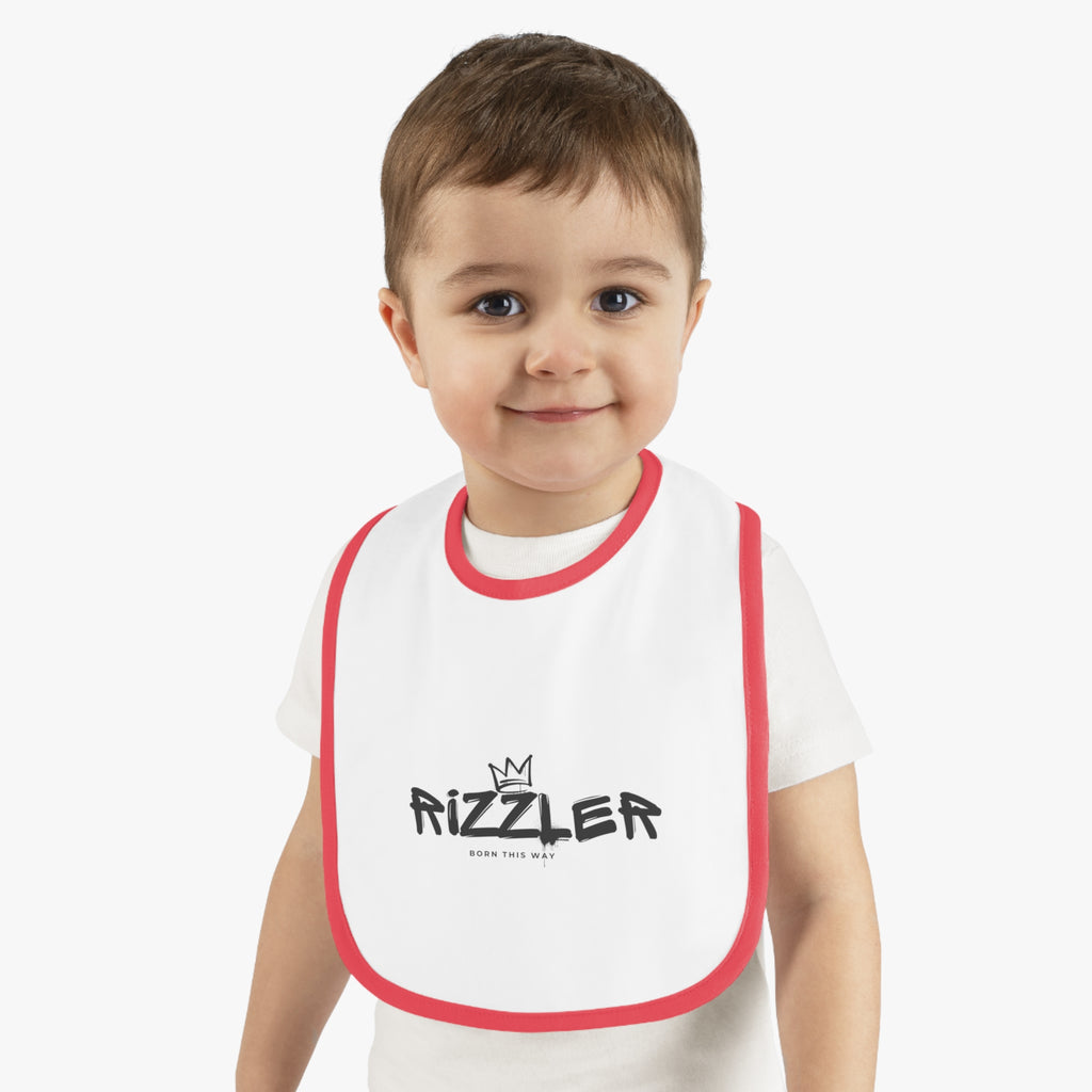 Baby Rizzler Trim Jersey Bib