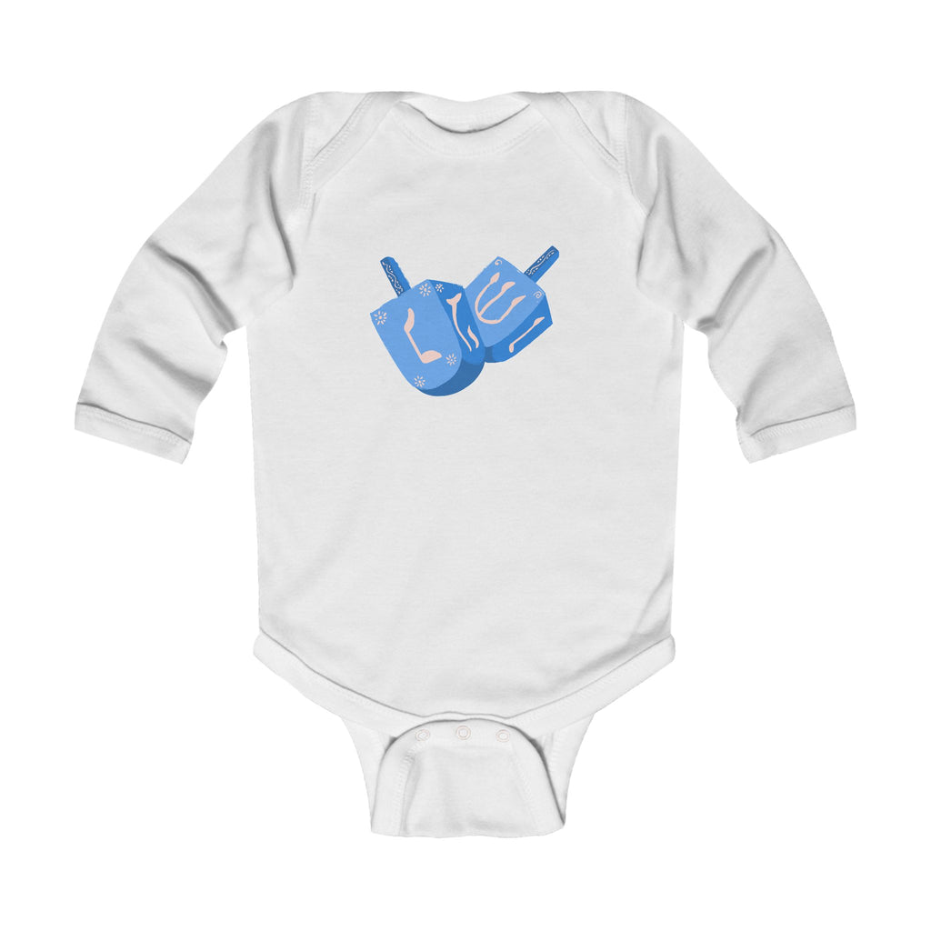 Hanukkah Infant Long Sleeve Bodysuit Chanukah Onesie
