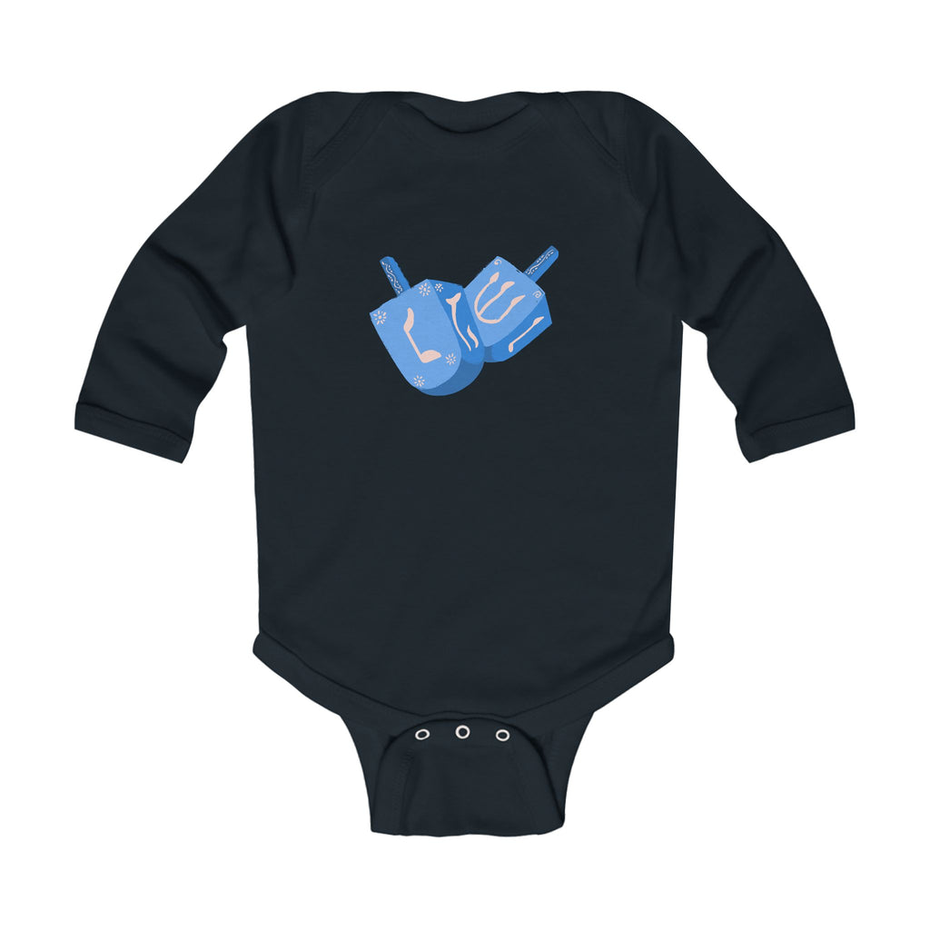Hanukkah Infant Long Sleeve Bodysuit Chanukah Onesie