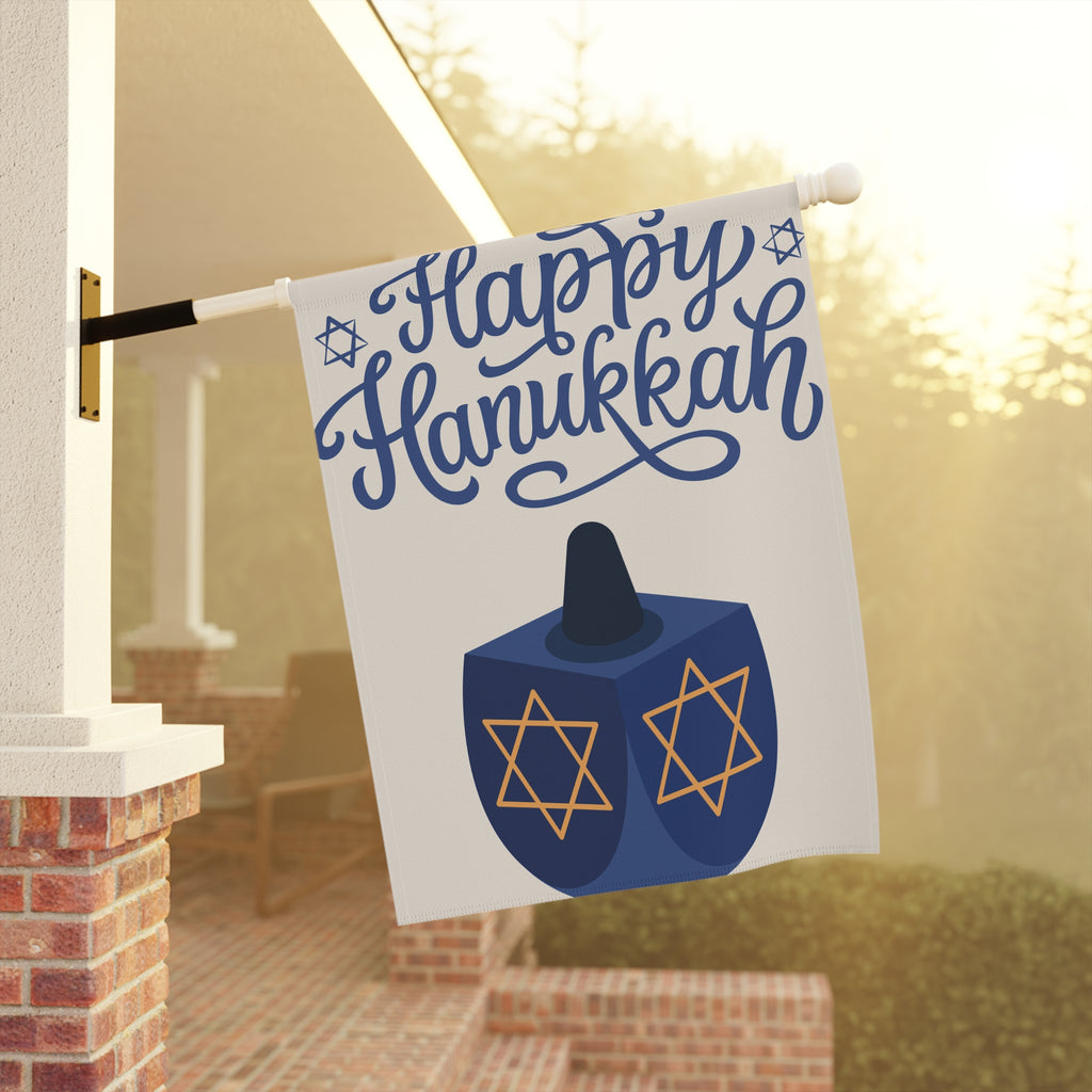 Hanukkah Garden or House Flag Hanukkah Flag Jewish Holiday Decor