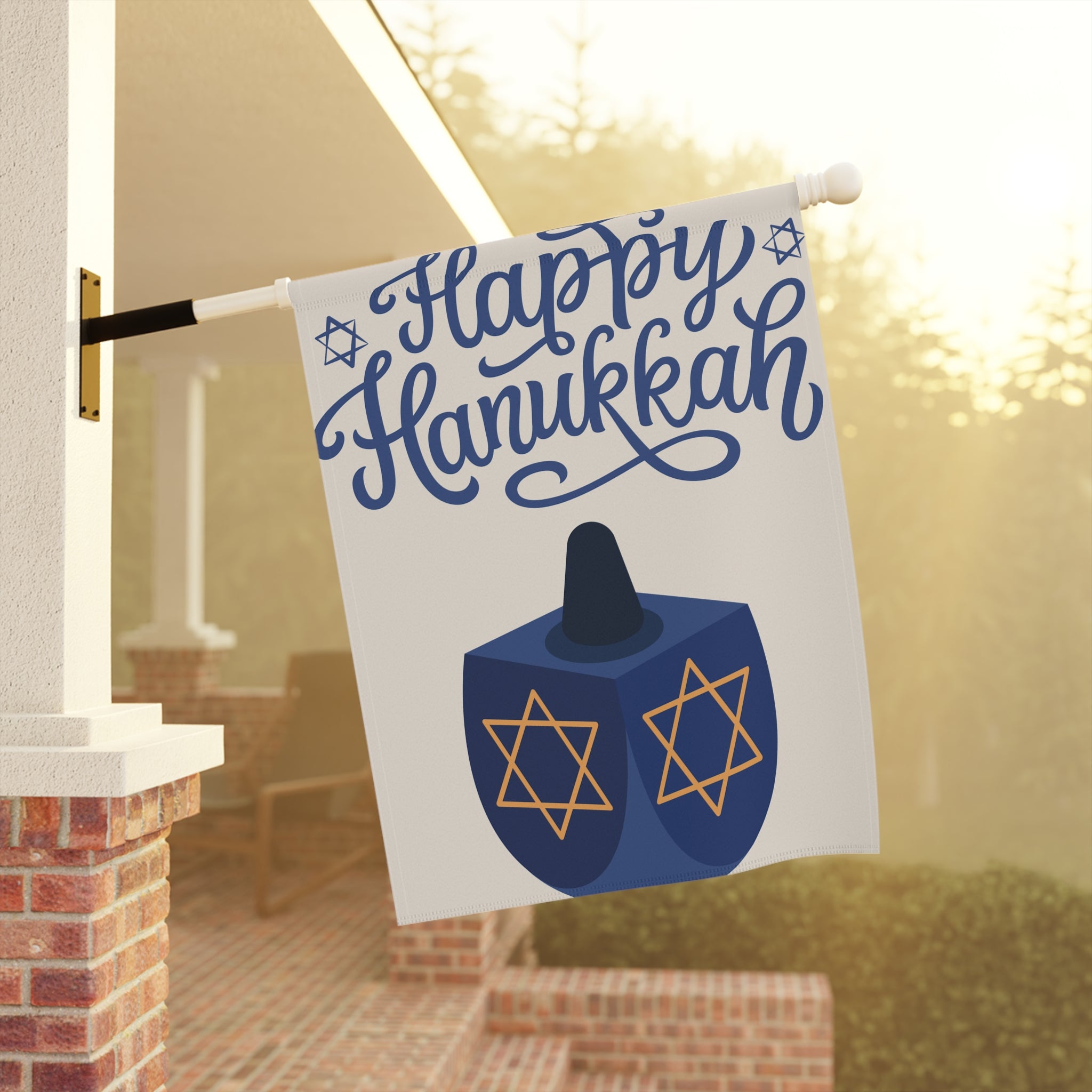 Hanukkah Garden or House Flag Hanukkah Flag Jewish Holiday Decor