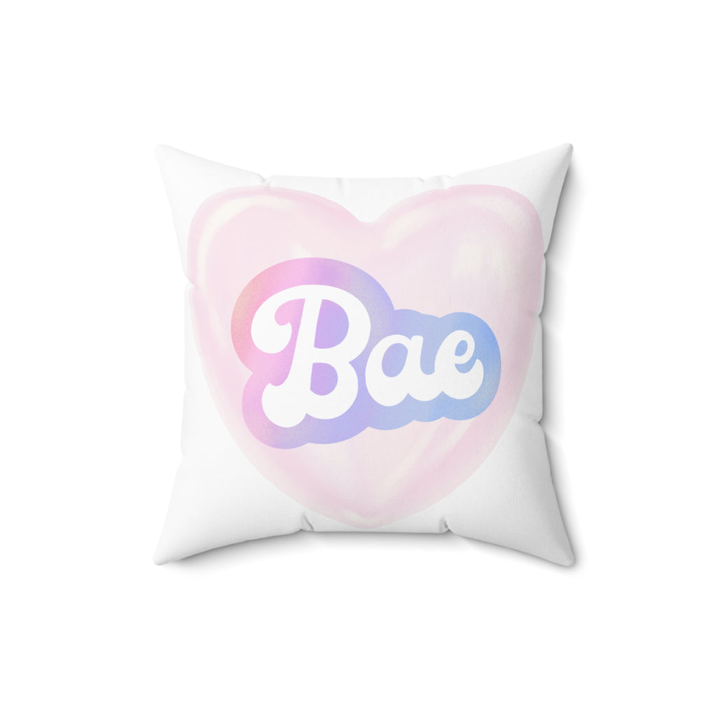Bae Throw Pillow is a Spun Polyester Square Pillow