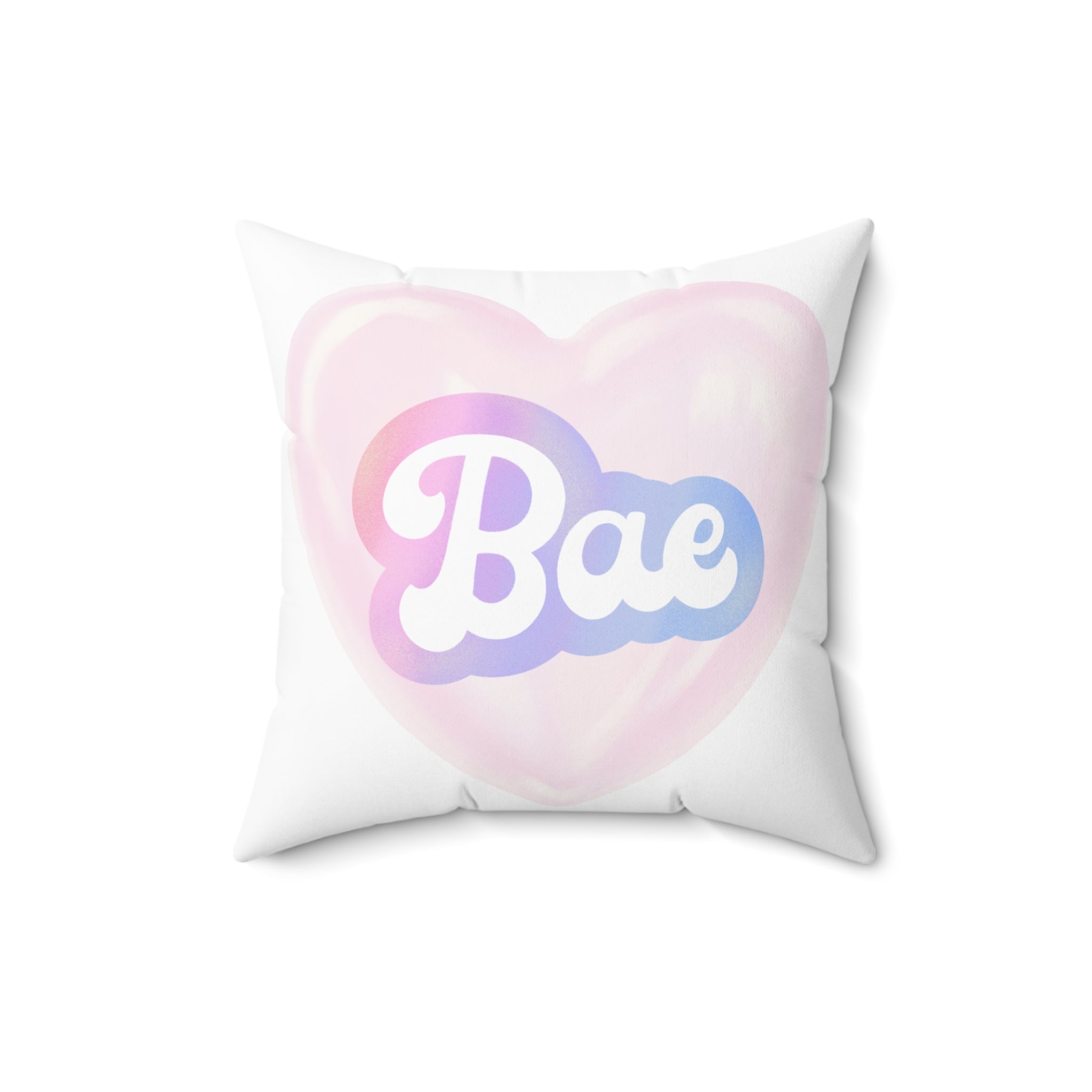 Bae Throw Pillow is a Spun Polyester Square Pillow