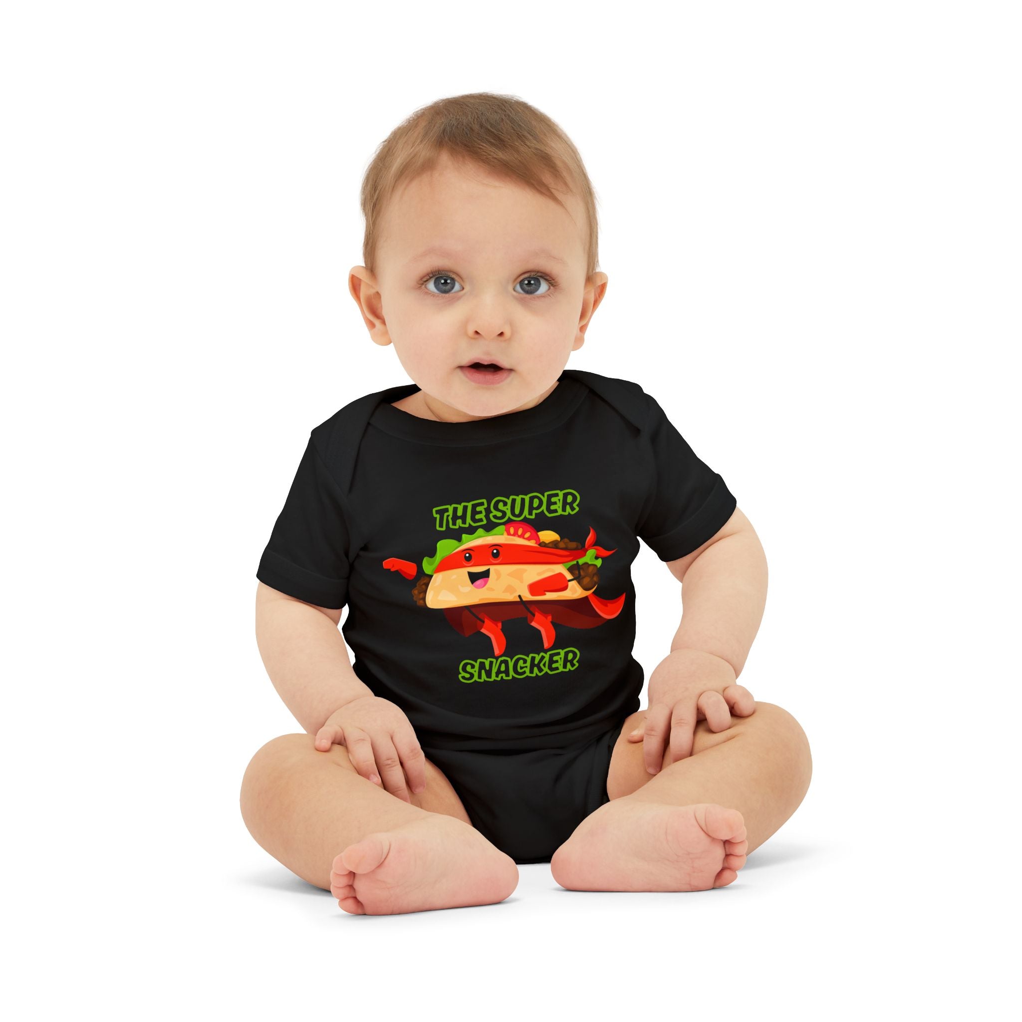 Infant Onesie, Super Snacker Taco Lover Baby Bodysuit, Cute Foodie Baby Outfit, Taco Tuesday Baby Gift, Food Lover Baby Clothes, Funny Baby