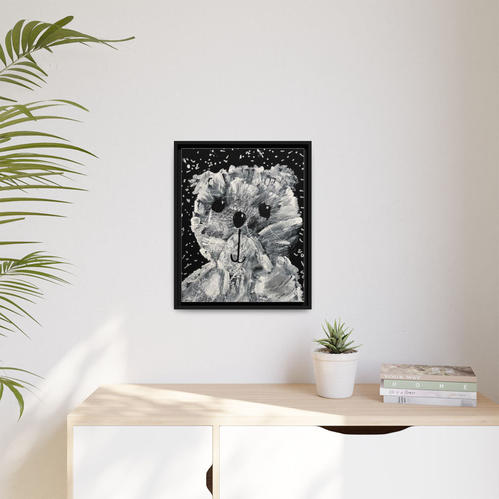 Theodore Roosevelt, Teddy Bear Matte Canvas, Framed Art by Jackson Smith