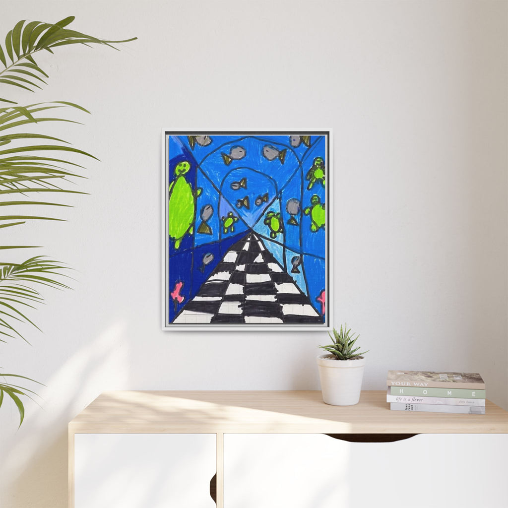 Creating Space Matte Canvas, Framed Art by Jackson Smith