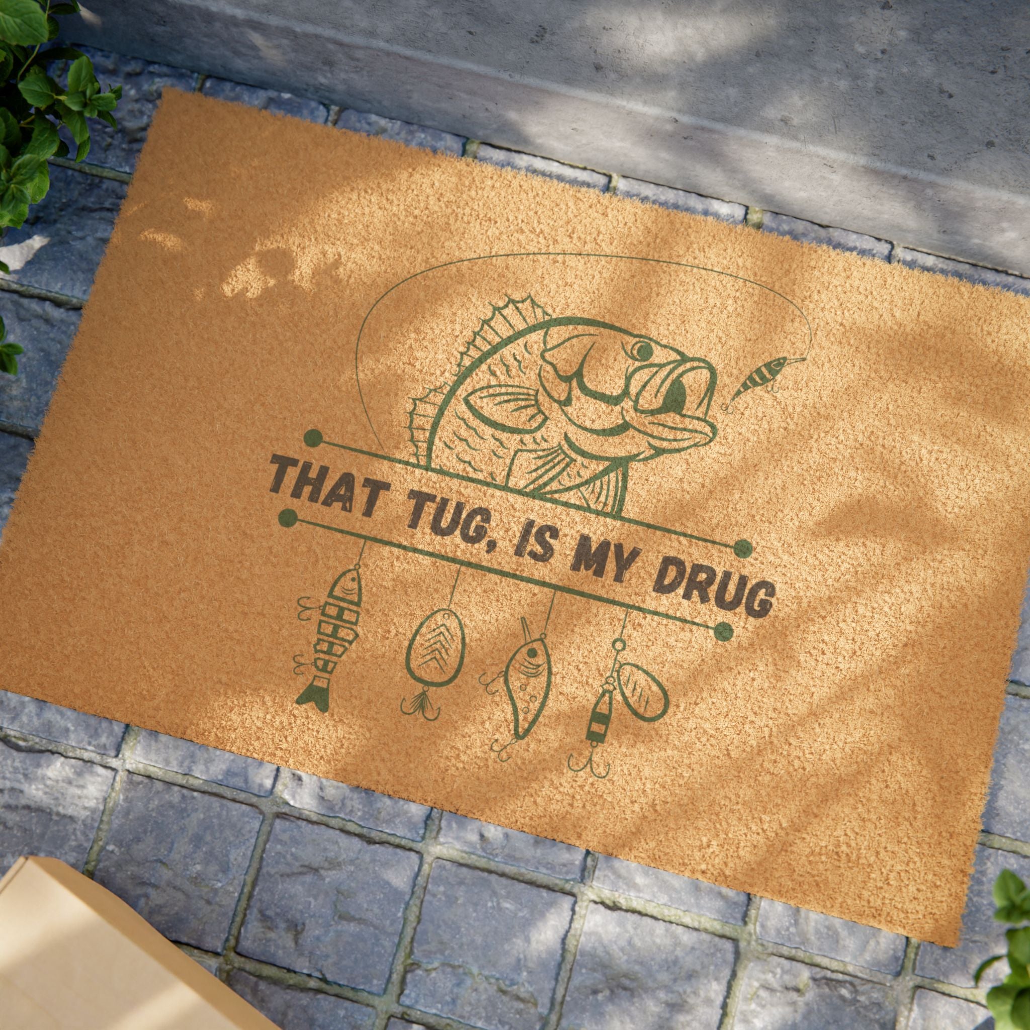 Fishing Doormat That Tug is My Drug