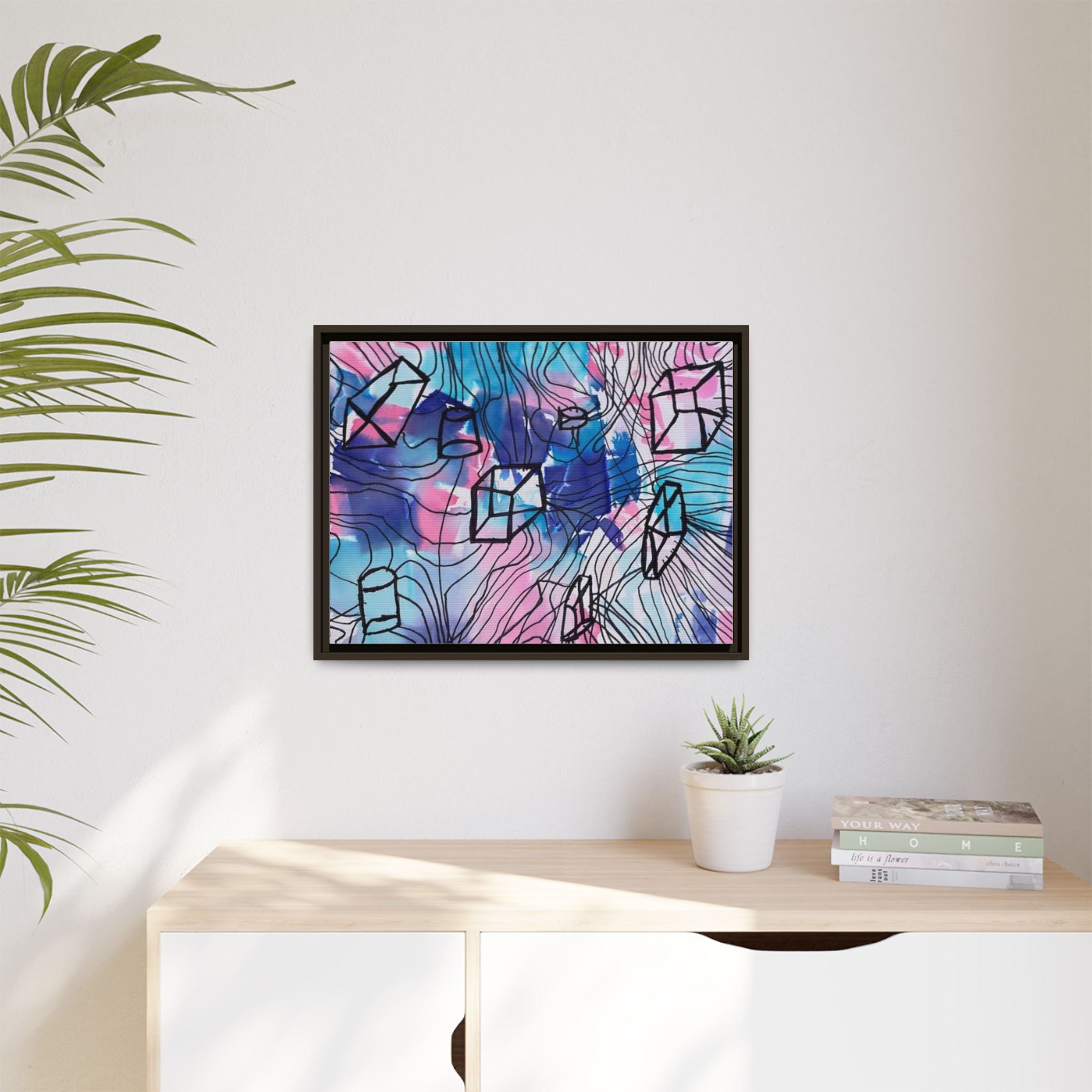 Elements of Art: Form Framed Canvas by Jackson G. Smith