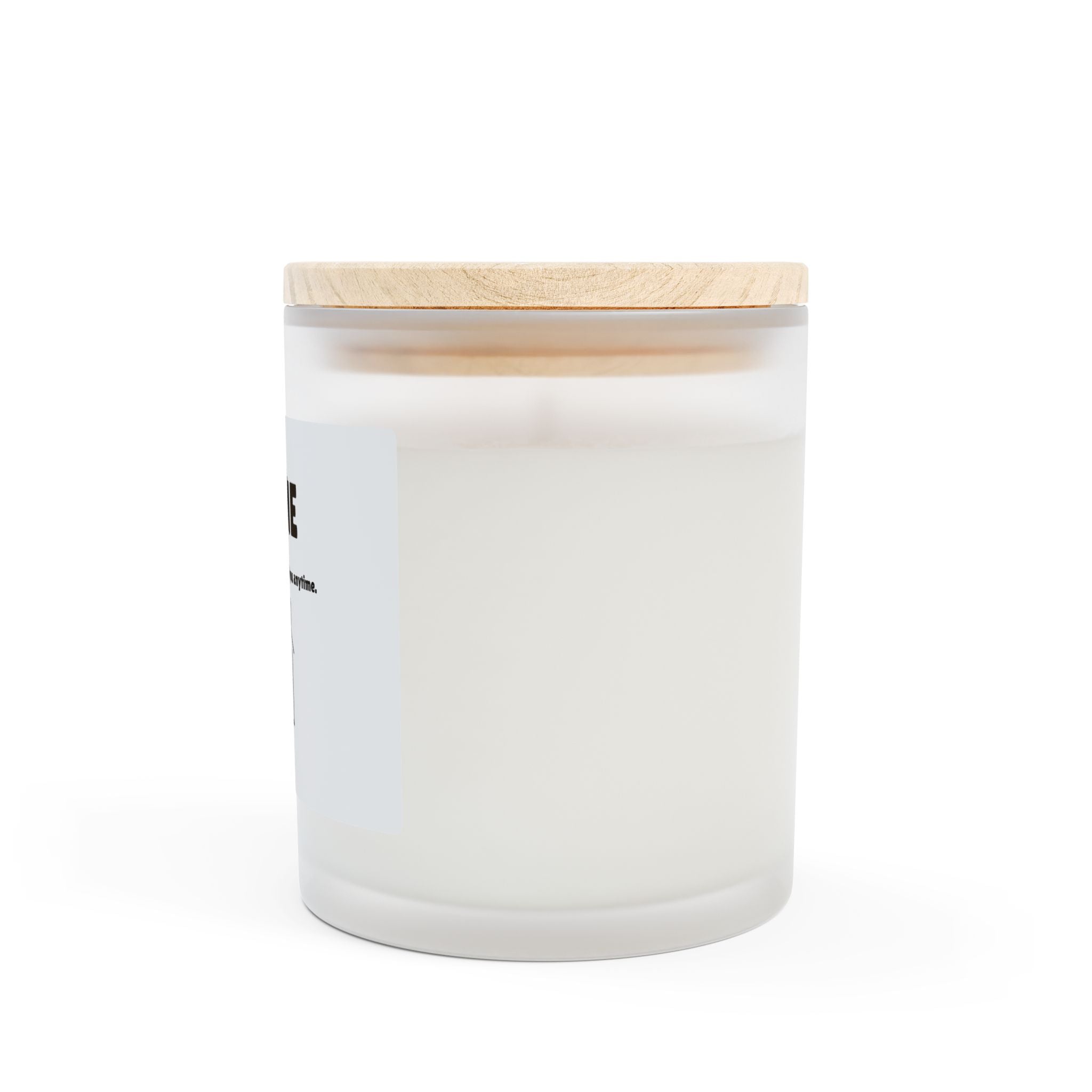 Smells Like Home! Wooden Wick Frosted Glass Candle, 11oz Valentine's Gift for Him