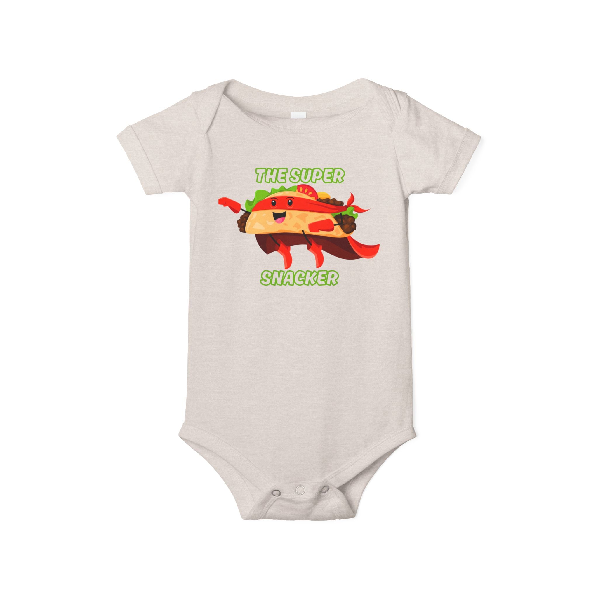 Infant Onesie, Super Snacker Taco Lover Baby Bodysuit, Cute Foodie Baby Outfit, Taco Tuesday Baby Gift, Food Lover Baby Clothes, Funny Baby