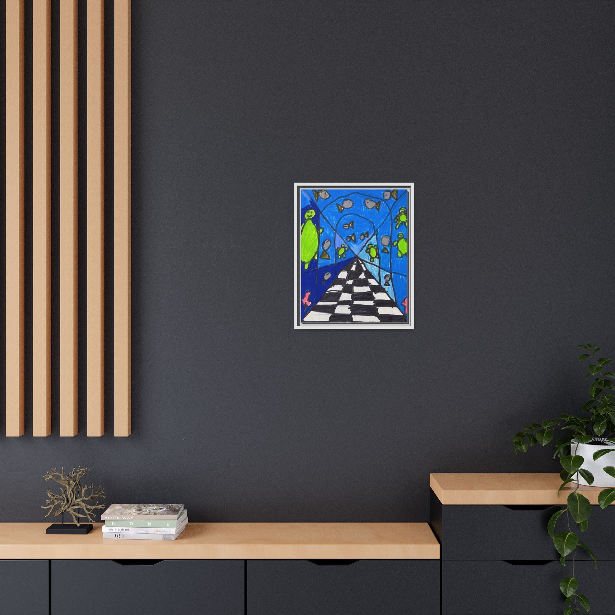 Creating Space Matte Canvas, Framed Art by Jackson Smith