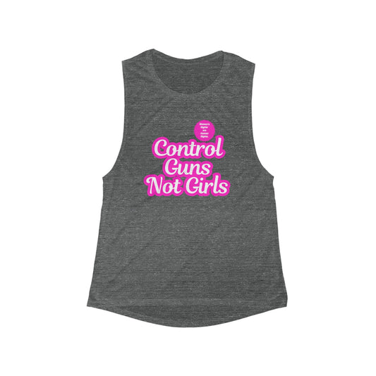 Womens Rights Gun Control Women's Flowy Scoop Muscle Tank