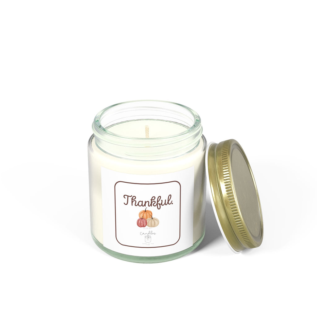 Thankful Fall Candle Vanilla Bean Scent Fall Candle