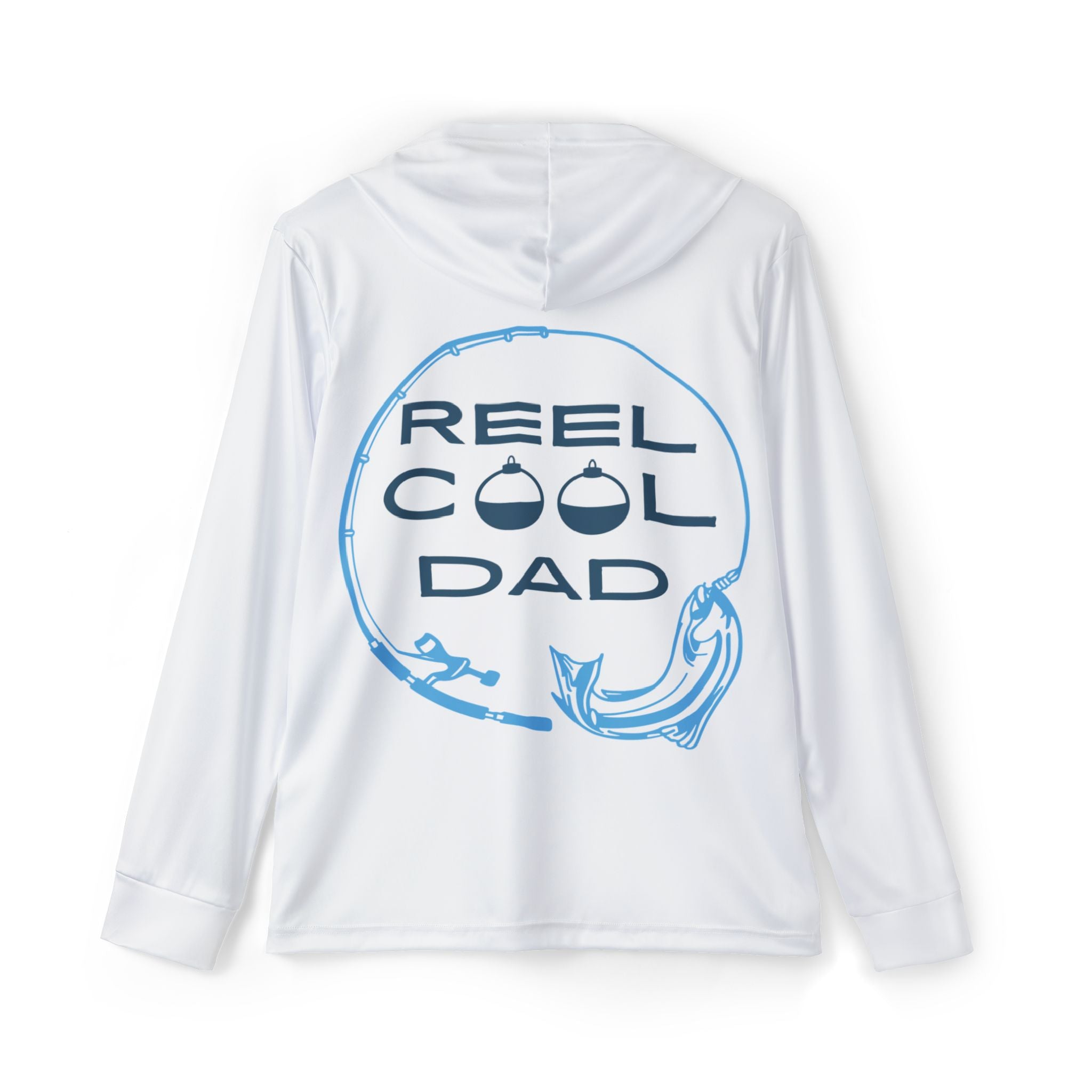 Reel Cool Dad Fishing Longsleeve Hoodie