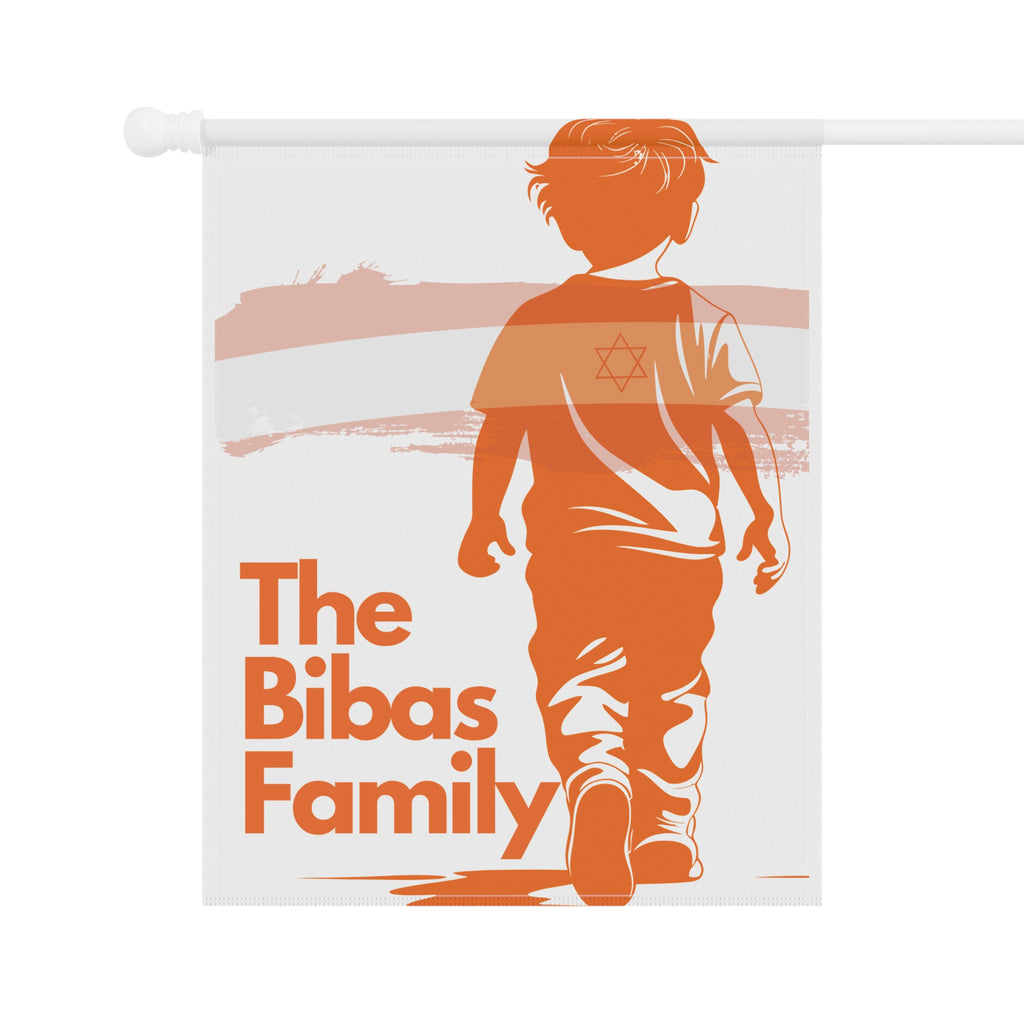 The Bibas Family garden flag memorial tribute October 7th Remember the Bibas Family