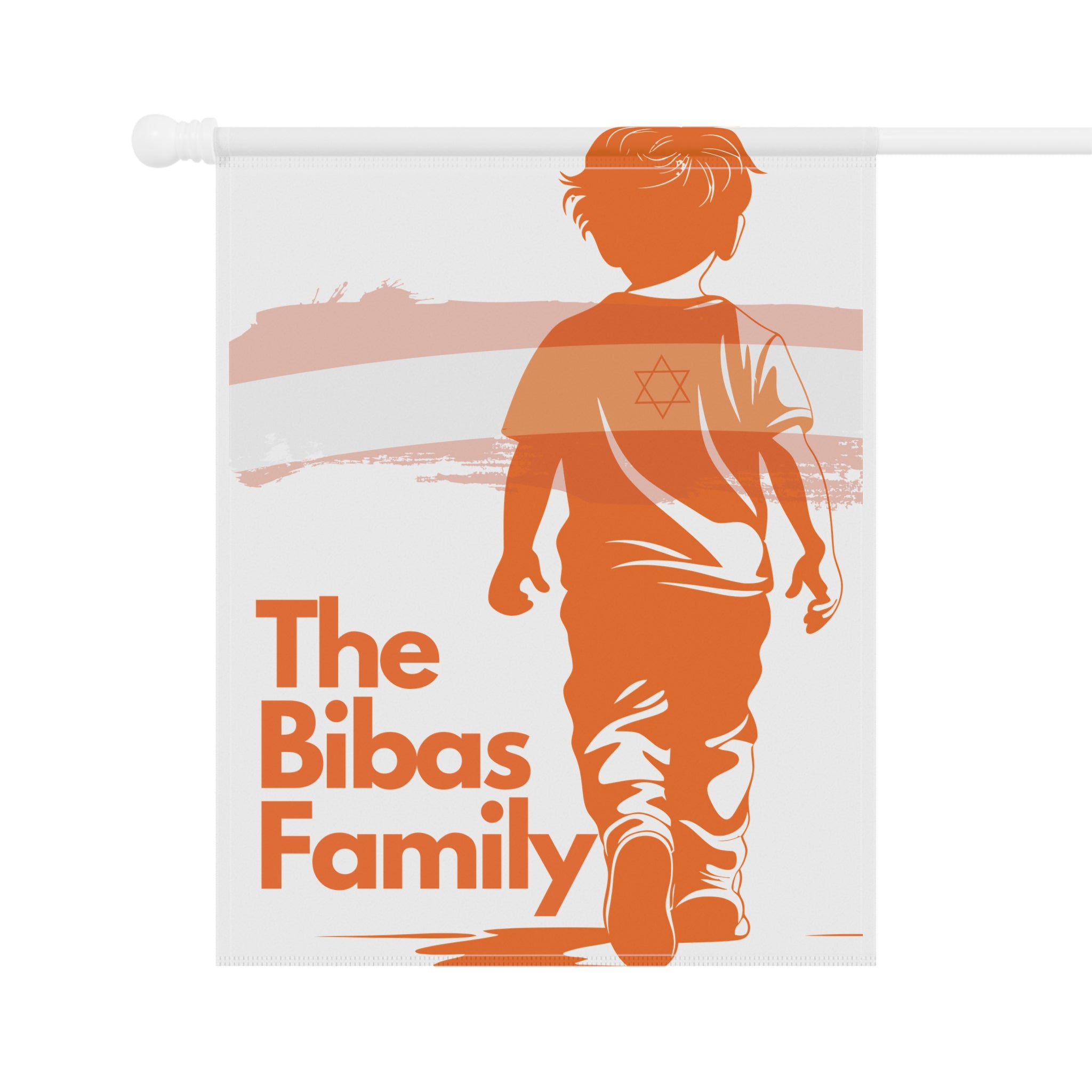 The Bibas Family garden flag memorial tribute October 7th Remember the Bibas Family