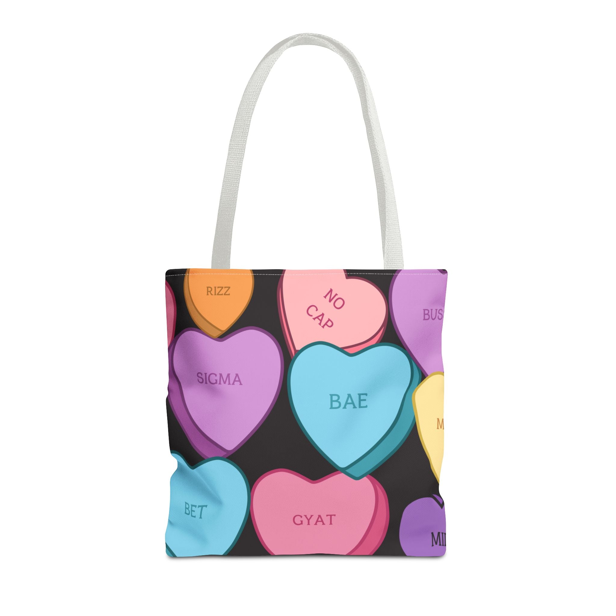 Candy Heart Valentine's Tote Bag