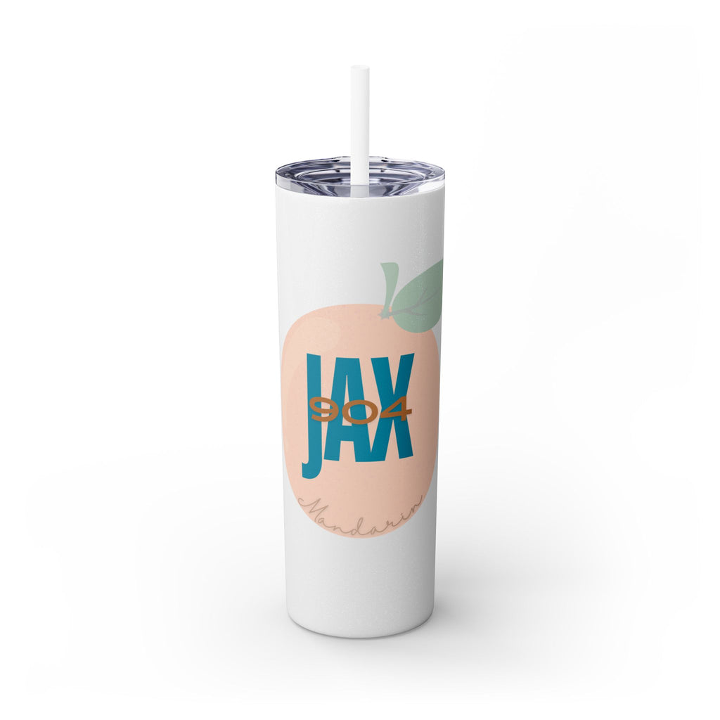 Mandarin 904 Skinny Tumbler with Straw, 20oz