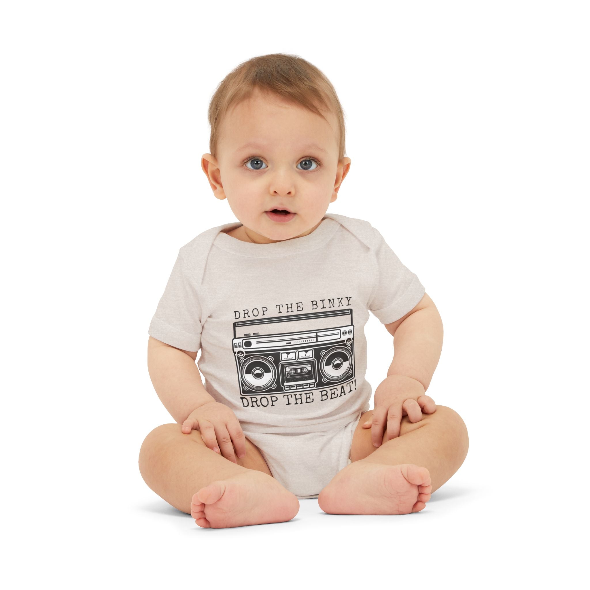 Drop the Binky, Drop the Beat  Baby Showers Gift Newborn Gifts, Music Lovers, Hipster Parents 90's parents
