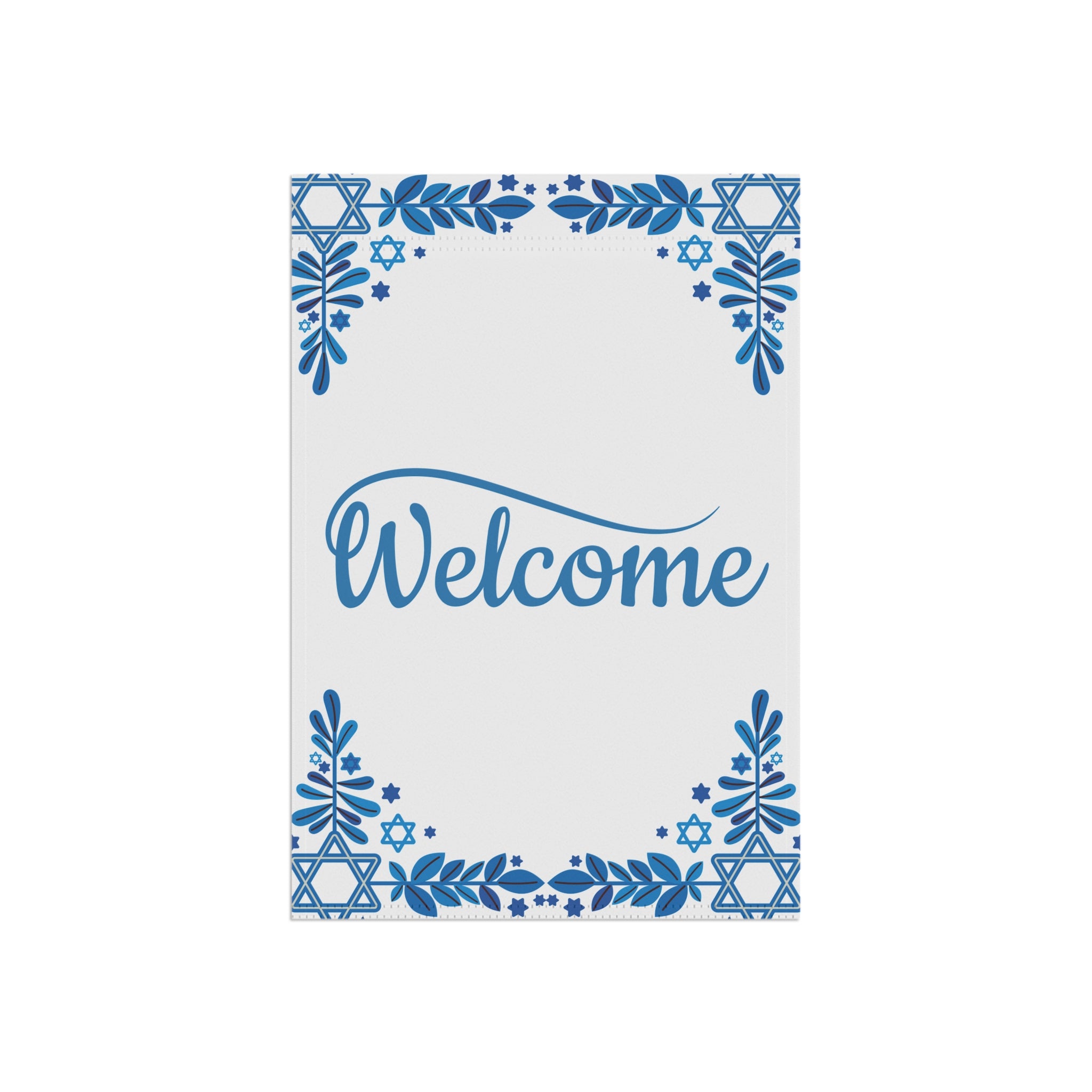 Jewish Welcome Garden Flag Garden & House Banner