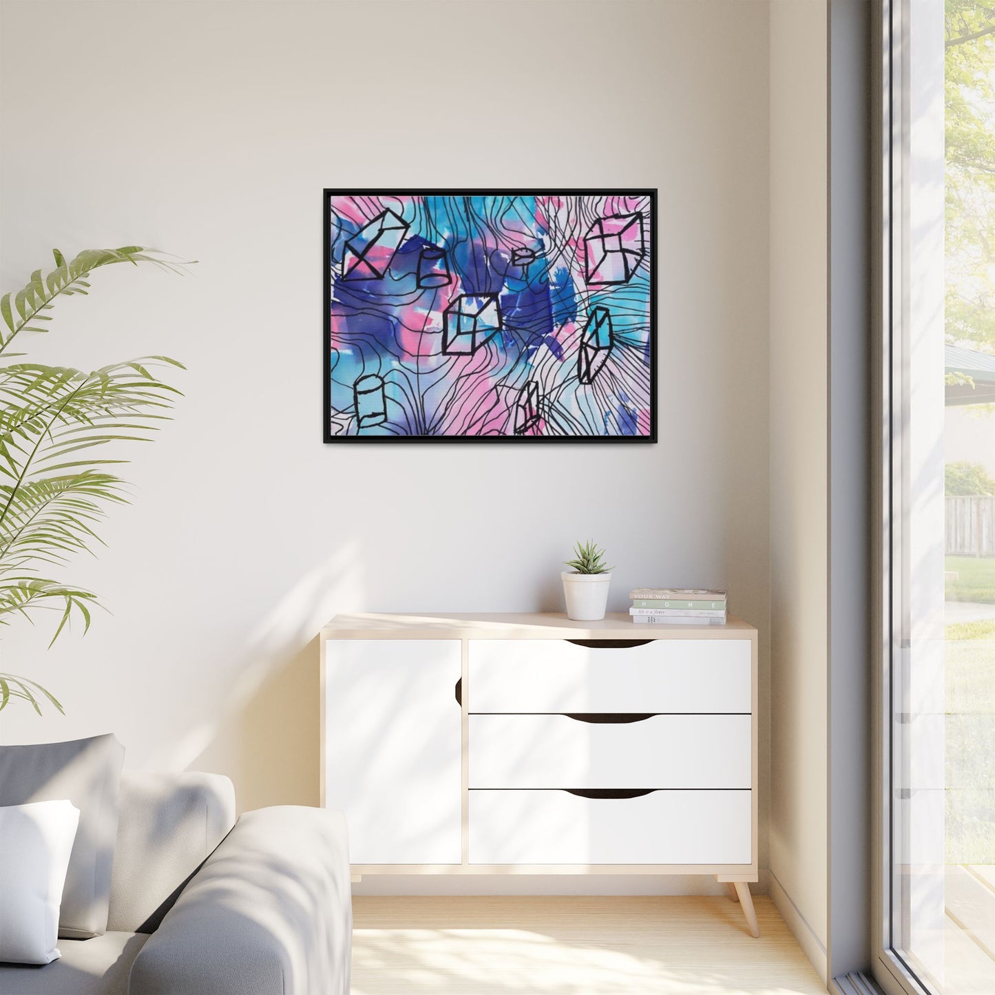 Elements of Art: Form Framed Canvas by Jackson G. Smith