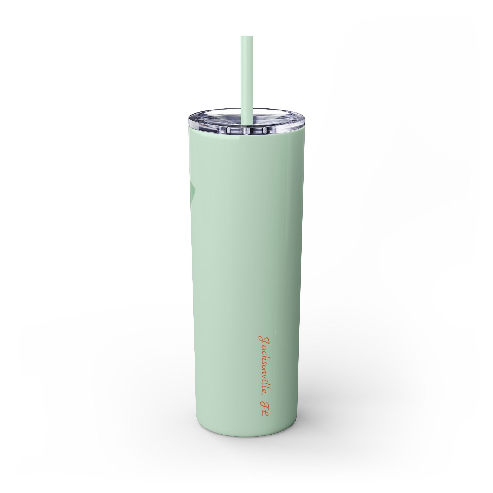 Mandarin 904 Skinny Tumbler with Straw, 20oz