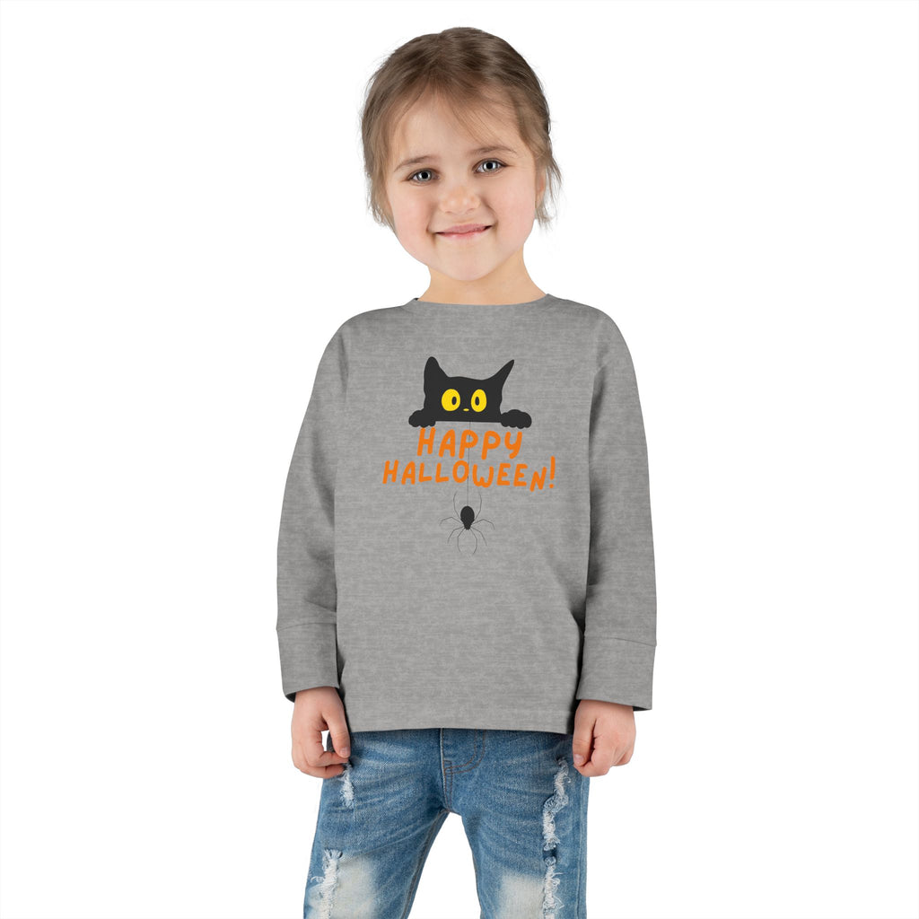 Halloween Tee for Halloween Cat and Spider T Shirt for Halloween T-Shirt Toddler Halloween Shirt