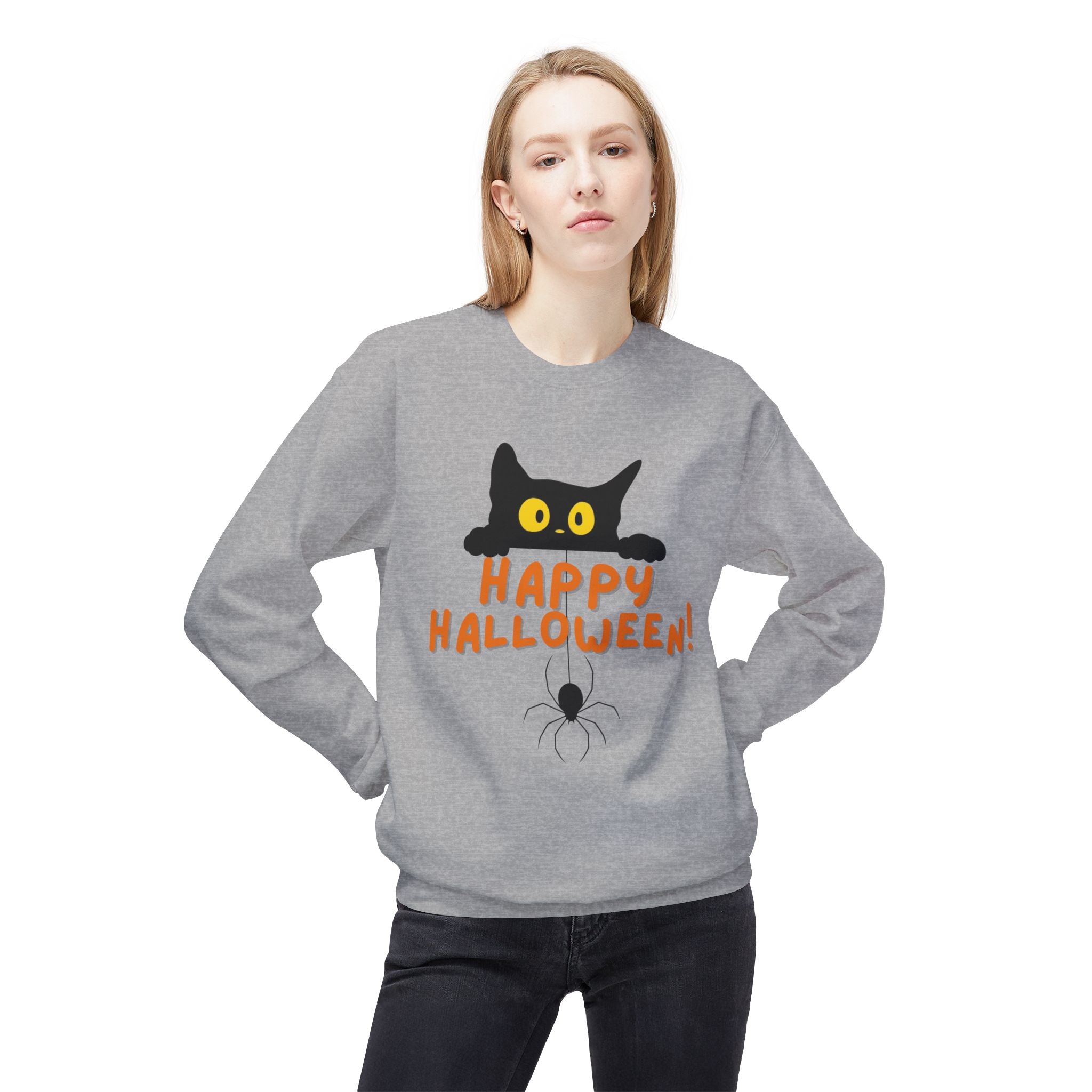 Halloween Sweatshirt for Halloween Shirt for Halloween Happy Halloween Sweatshirt Halloween Crewneck Sweatshirt