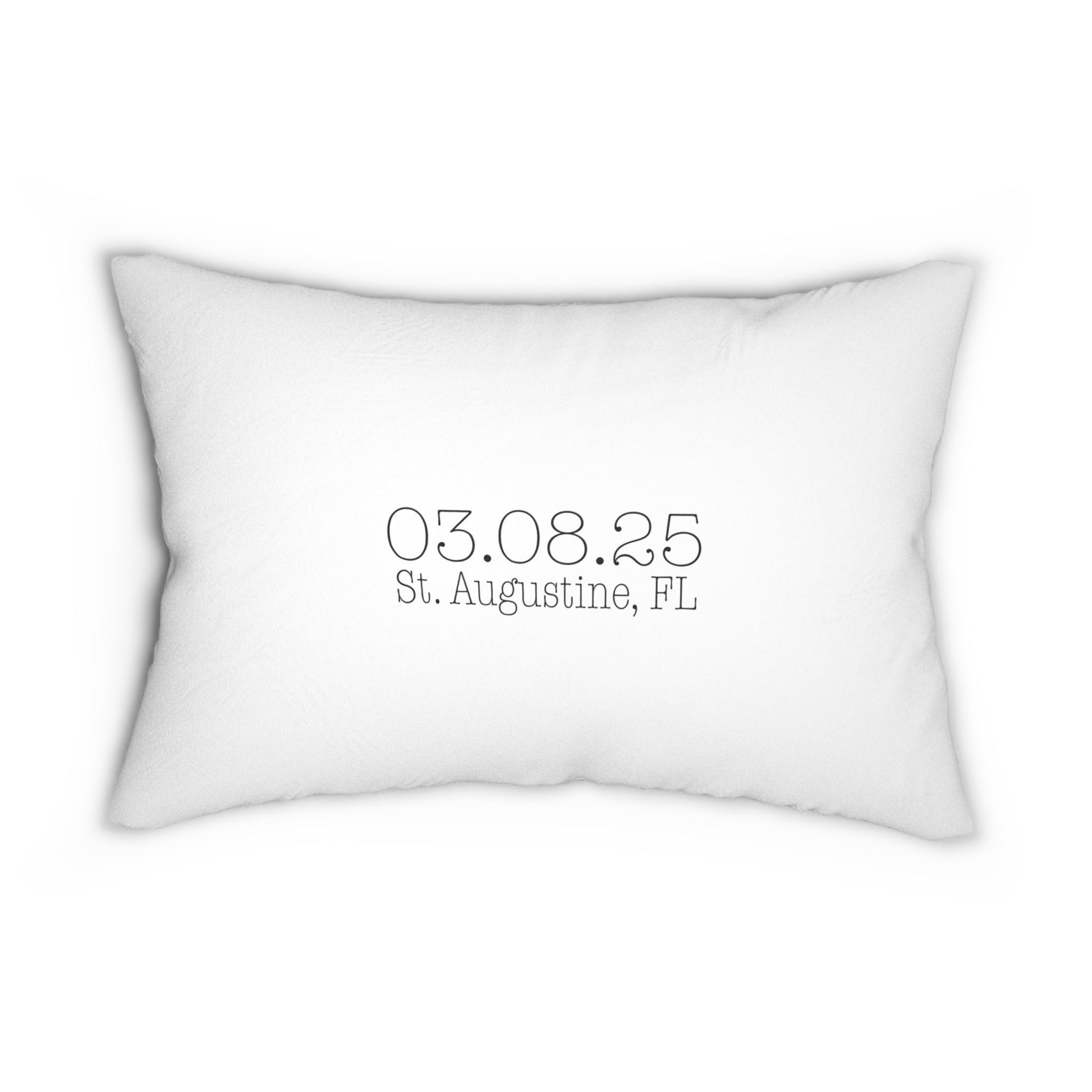 Personalized Throw Pillow, Wedding Date, Anniversary Date Wedding Anniversary Gift