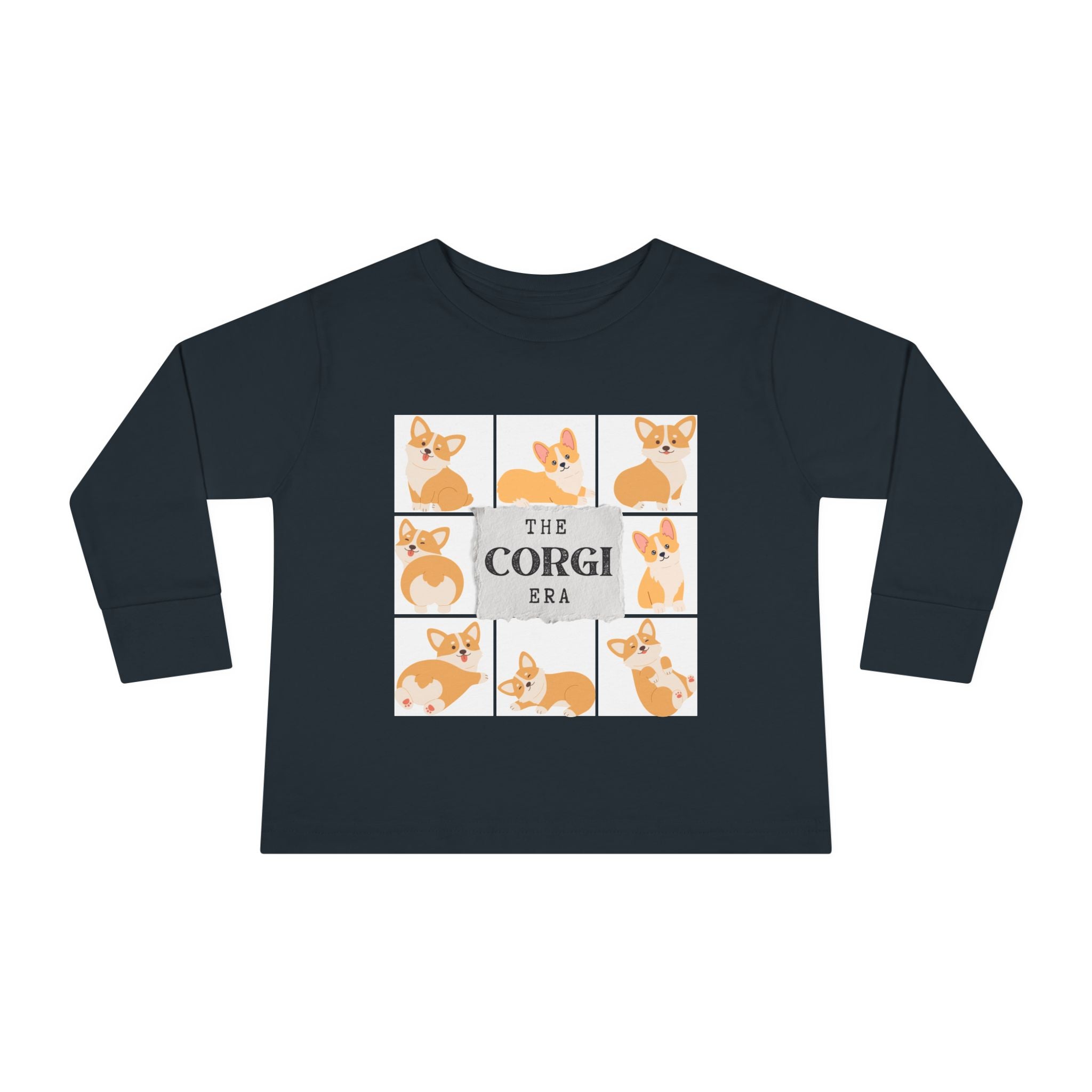 The Corgi Era Toddler Long Sleeve Tee