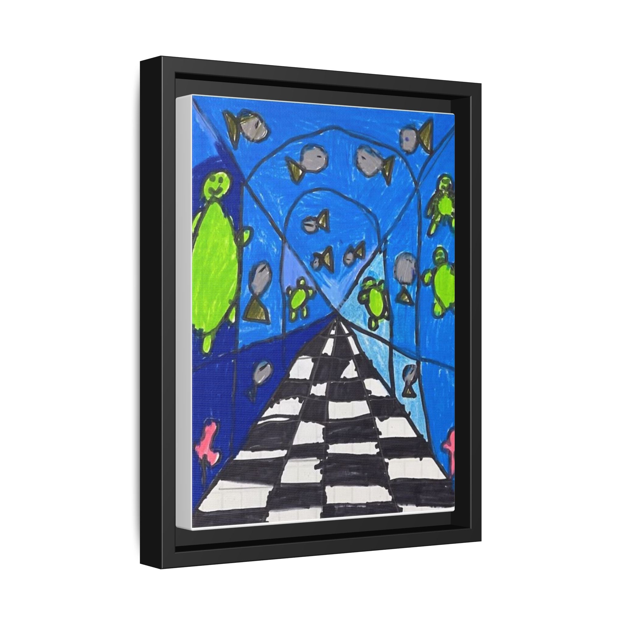 Creating Space Matte Canvas, Framed Art by Jackson Smith