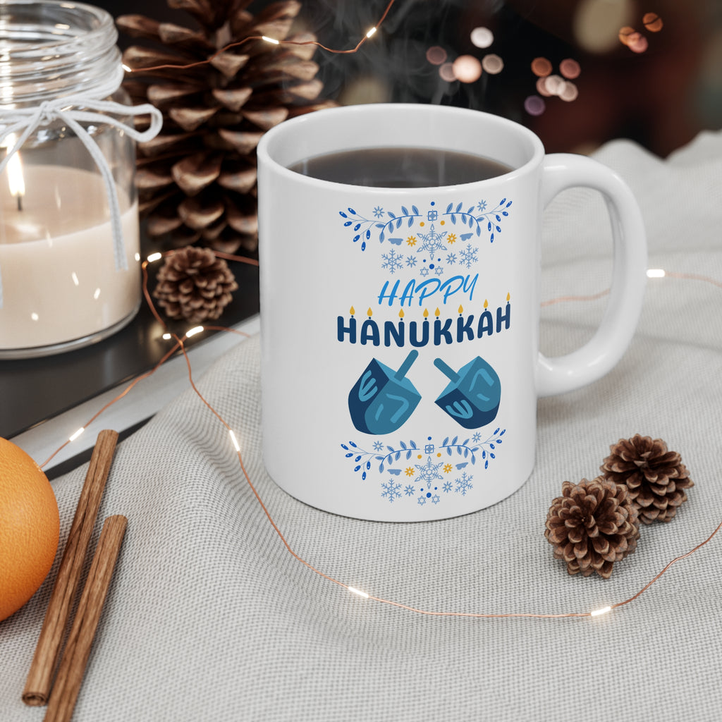 Happy Hanukkah Mug 11oz