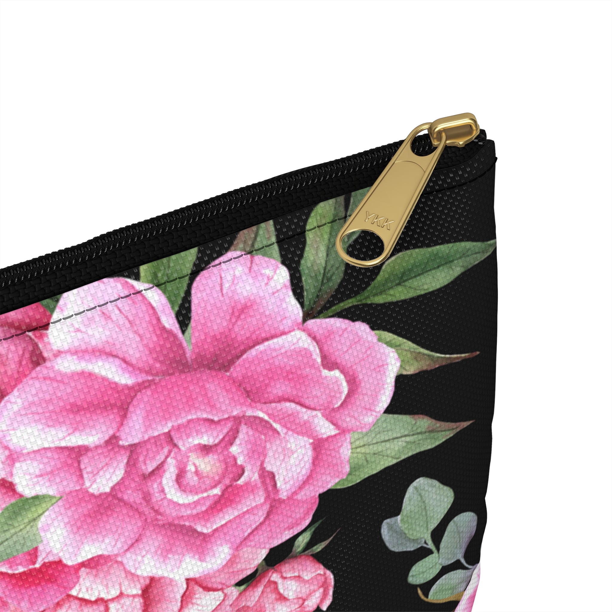 Floral Personalized Accessory Pouch, Makeup Bag, Gift for Her, Travel Organizers, Custom Name Pouch, Cute Pencil Case