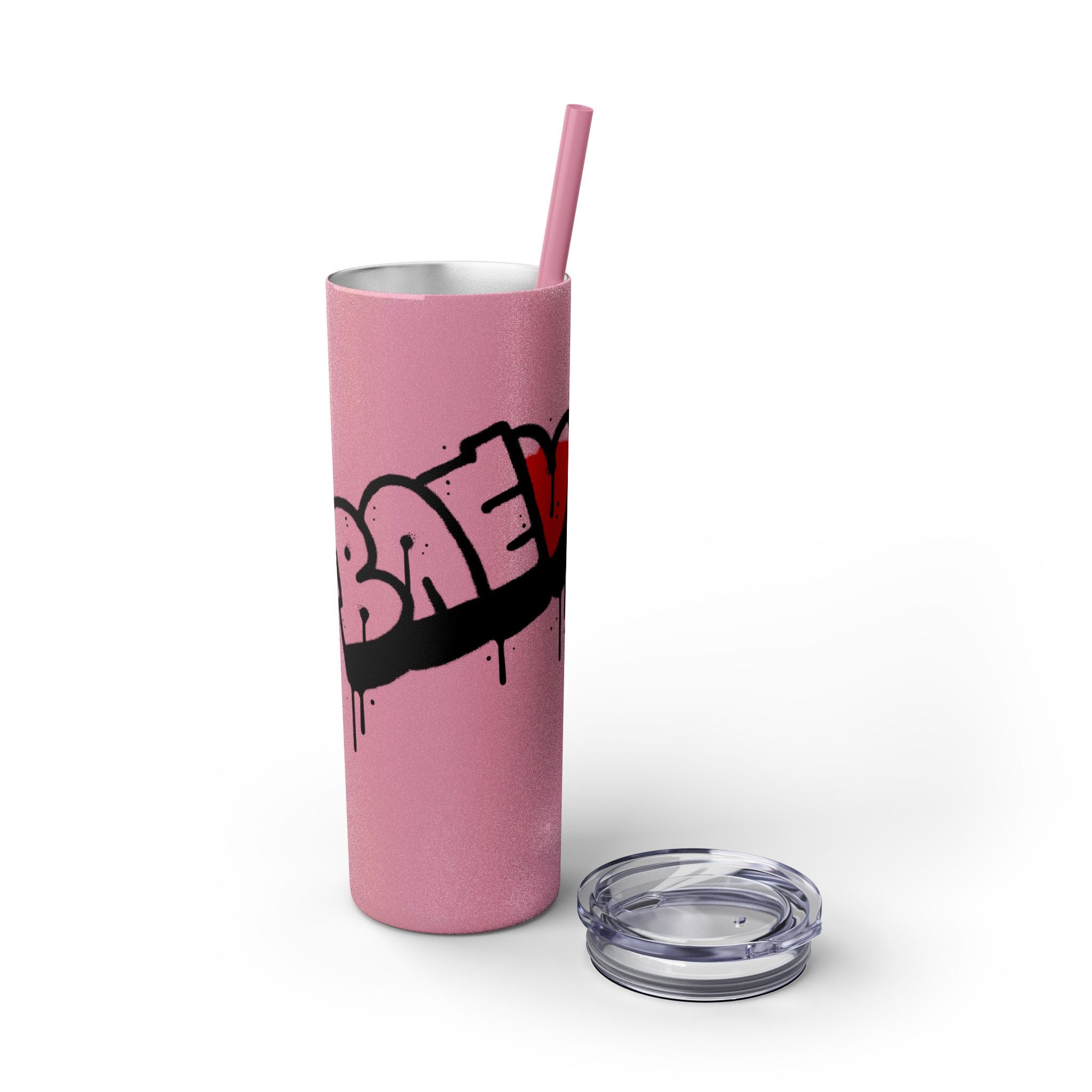 The Bae Skinny Tumbler with Straw, 20oz