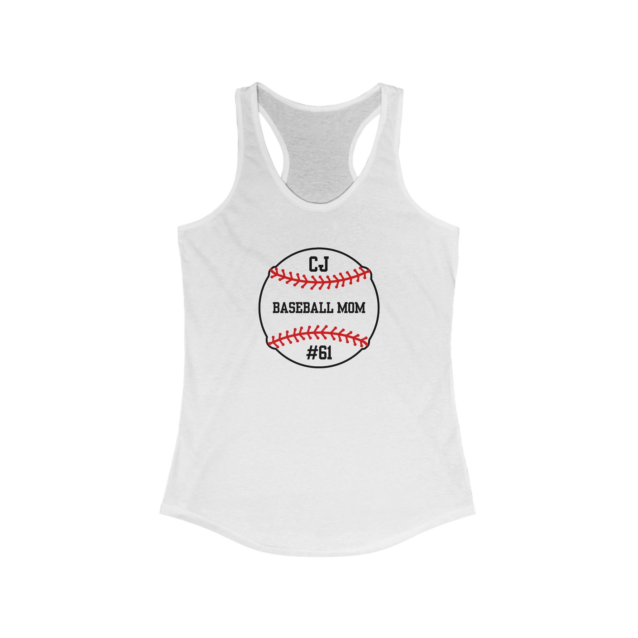 Custom Design CJs MOM Women's Ideal Racerback Tank
