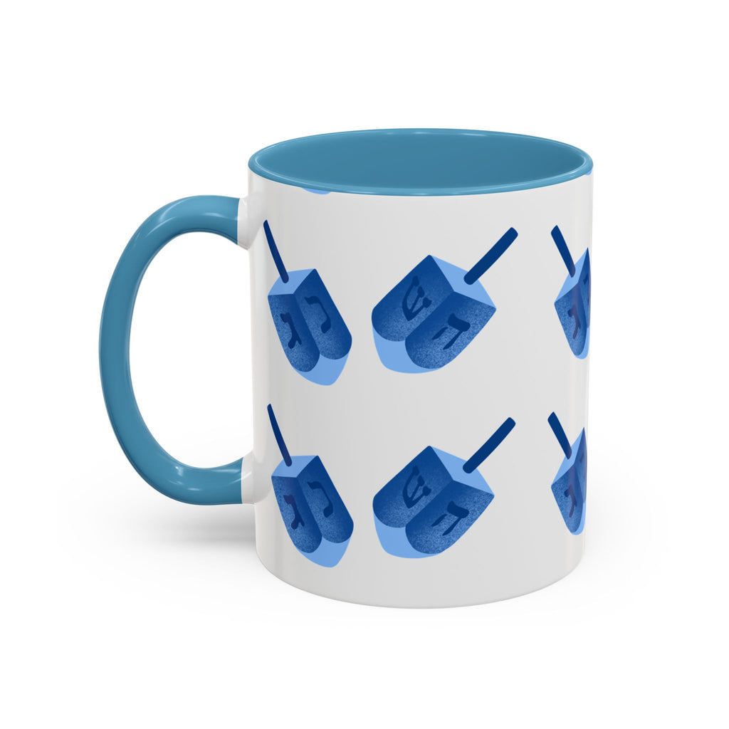 Dreidels Hanukkah Mug 11 oz