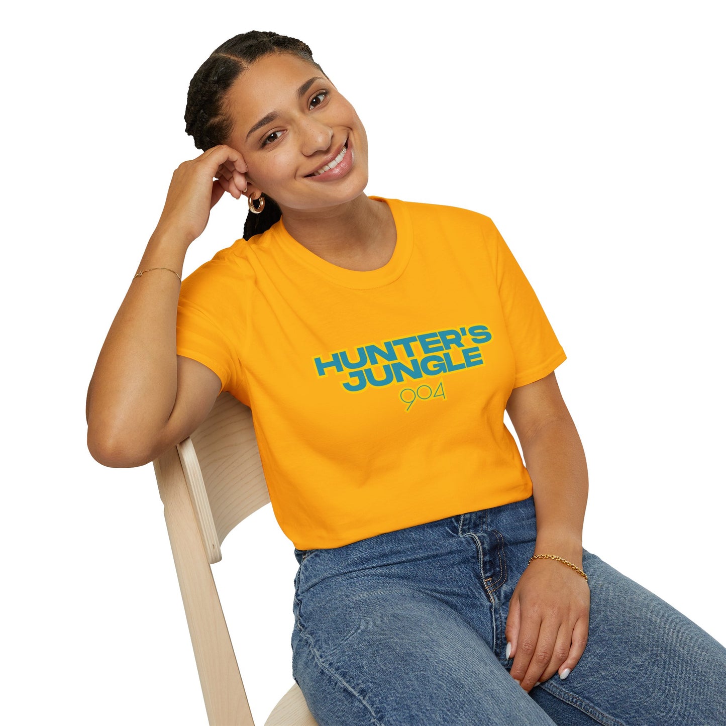 Hunter's Jungle Softstyle T-Shirt - Travis Hunter is a JAG Let's Go Duuuval