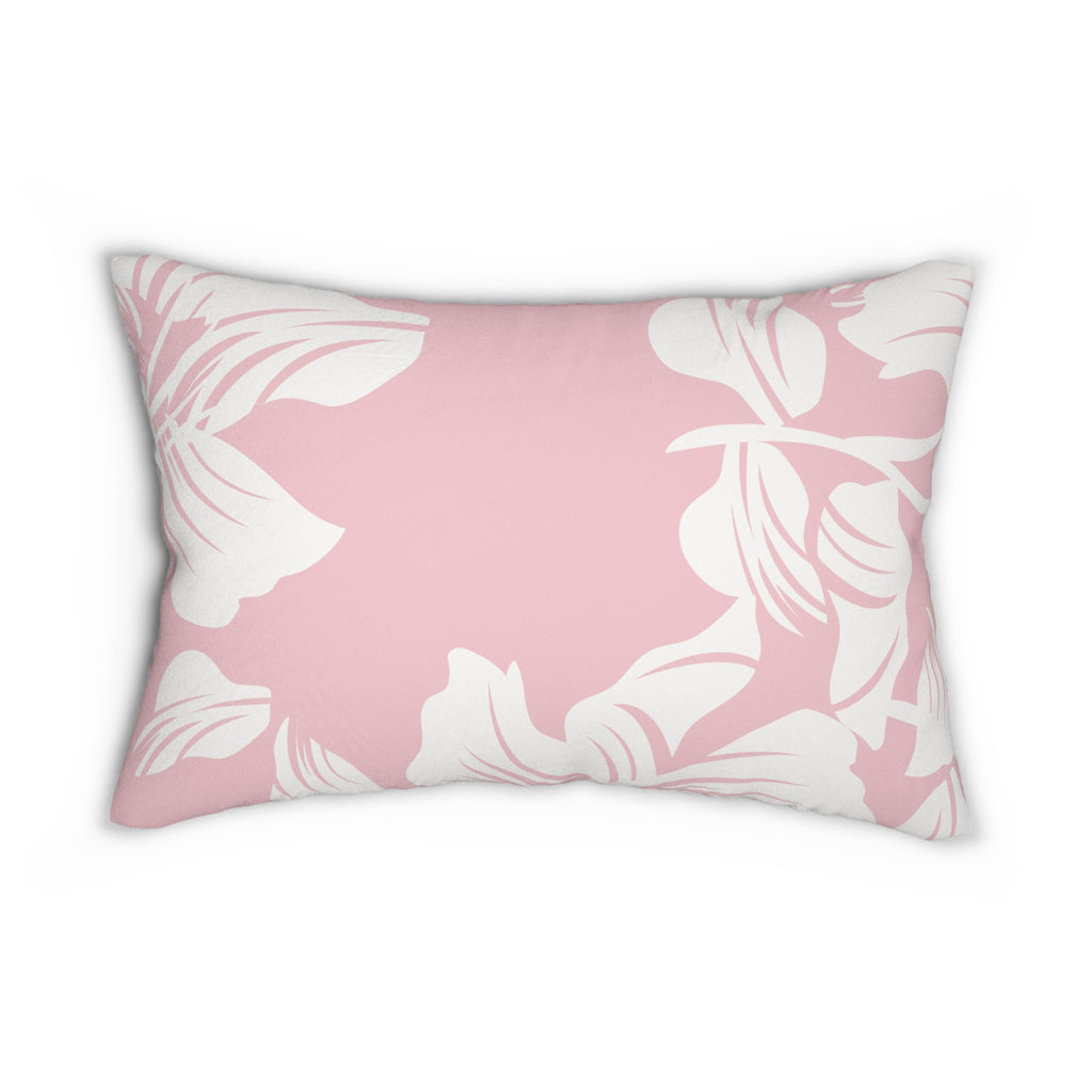 White Lotus Inspired Throw Pillow Pink and Grey Decorative Pillow Uncomfortable Life Quote