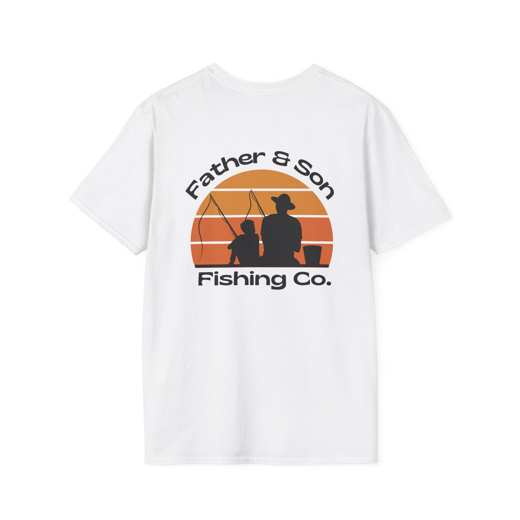 Father & Son Fishing Co. T-Shirt -T Shirt for Dads Fishing T Graphic Tee Gift for Dad