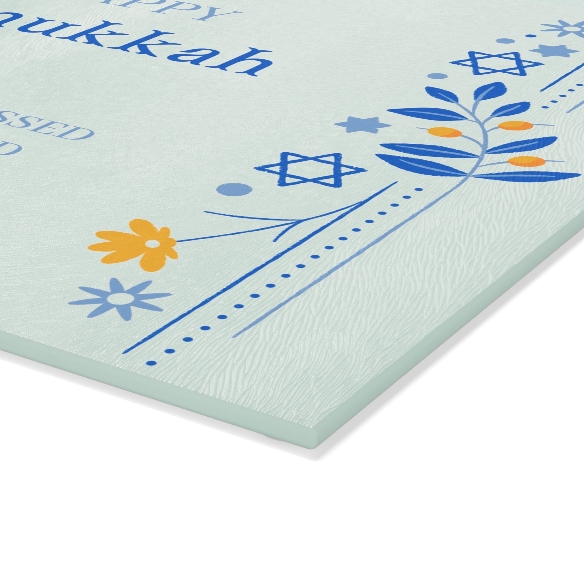 Menorah Trays for Hanukkah Gift - Hanukkah Drip Trays - Hanukkah Decorations - Chanukah Candle Wax Drip Tray - Jewish Home Decor