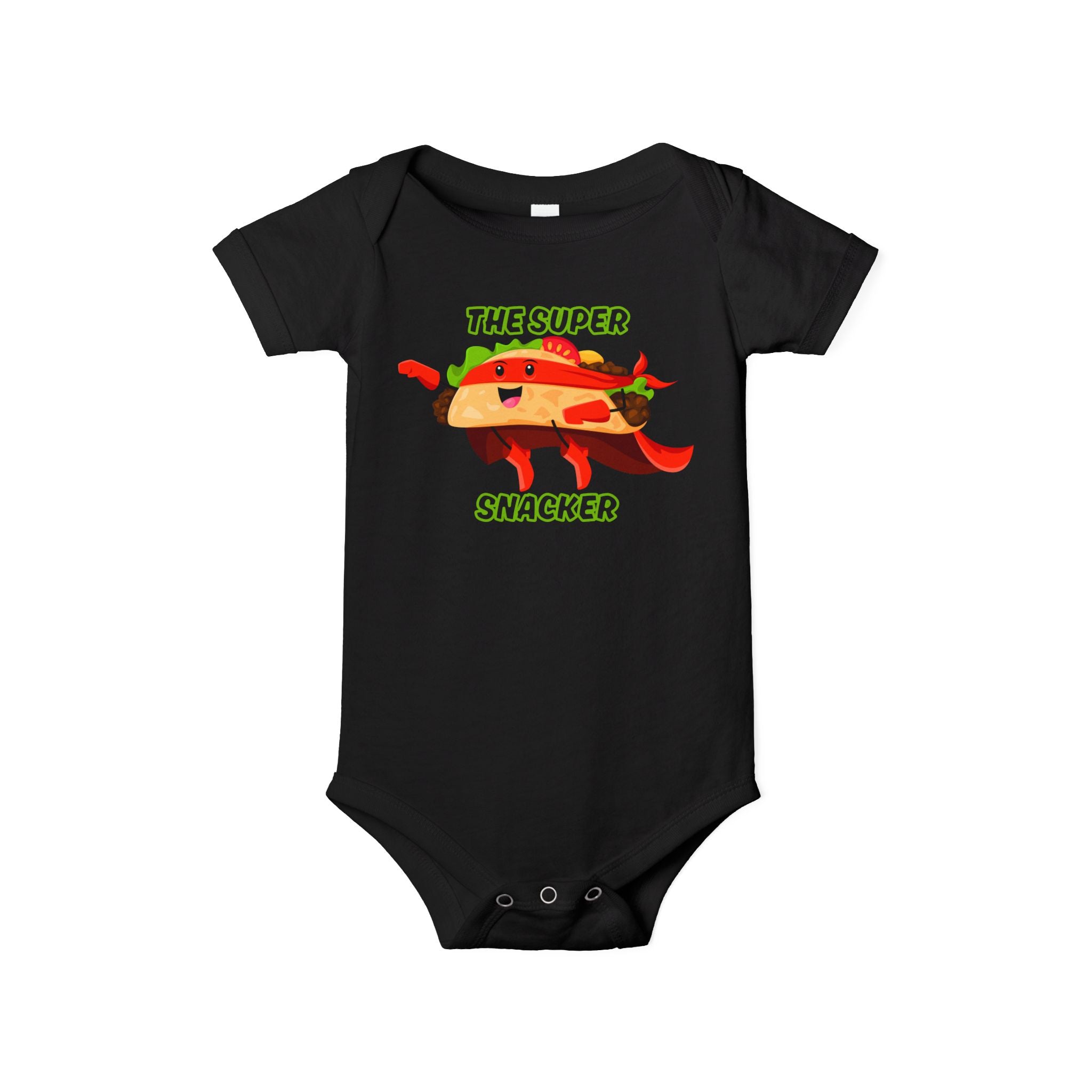 Infant Onesie, Super Snacker Taco Lover Baby Bodysuit, Cute Foodie Baby Outfit, Taco Tuesday Baby Gift, Food Lover Baby Clothes, Funny Baby
