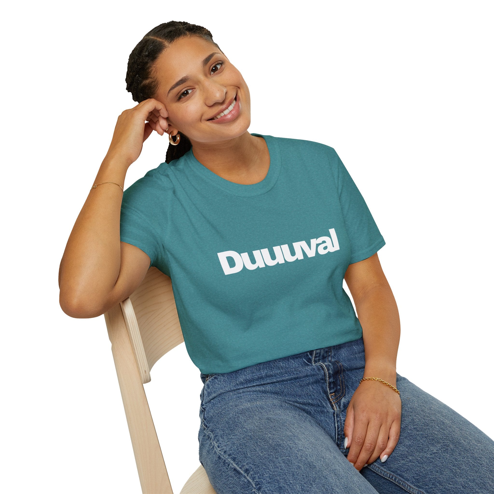 Duuuval Soft Tee with White Lettering Duval Show Your Love of the 904 in the Duuuval T-Shirt