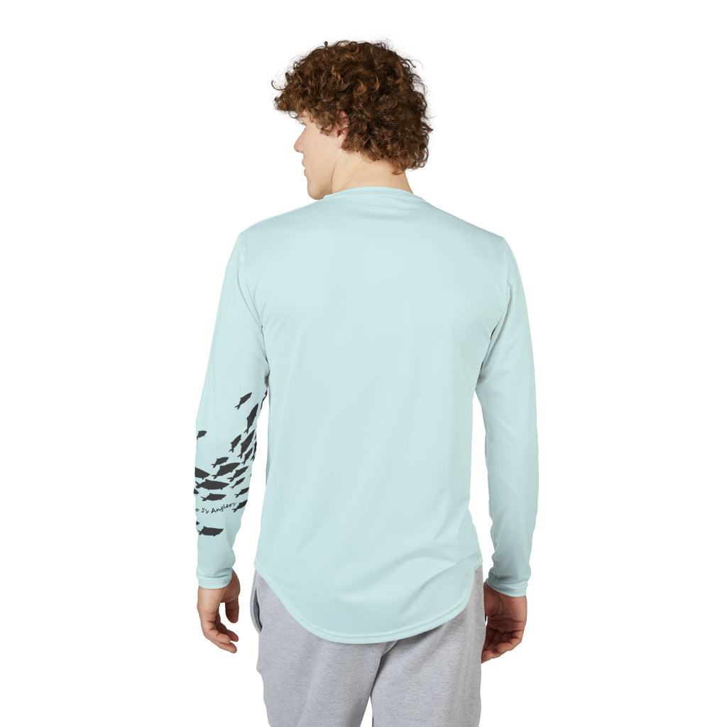 Men's UV Protection Fishing Shirt, Long Sleeve Outdoor Apparel, Beach Days, Fishing
