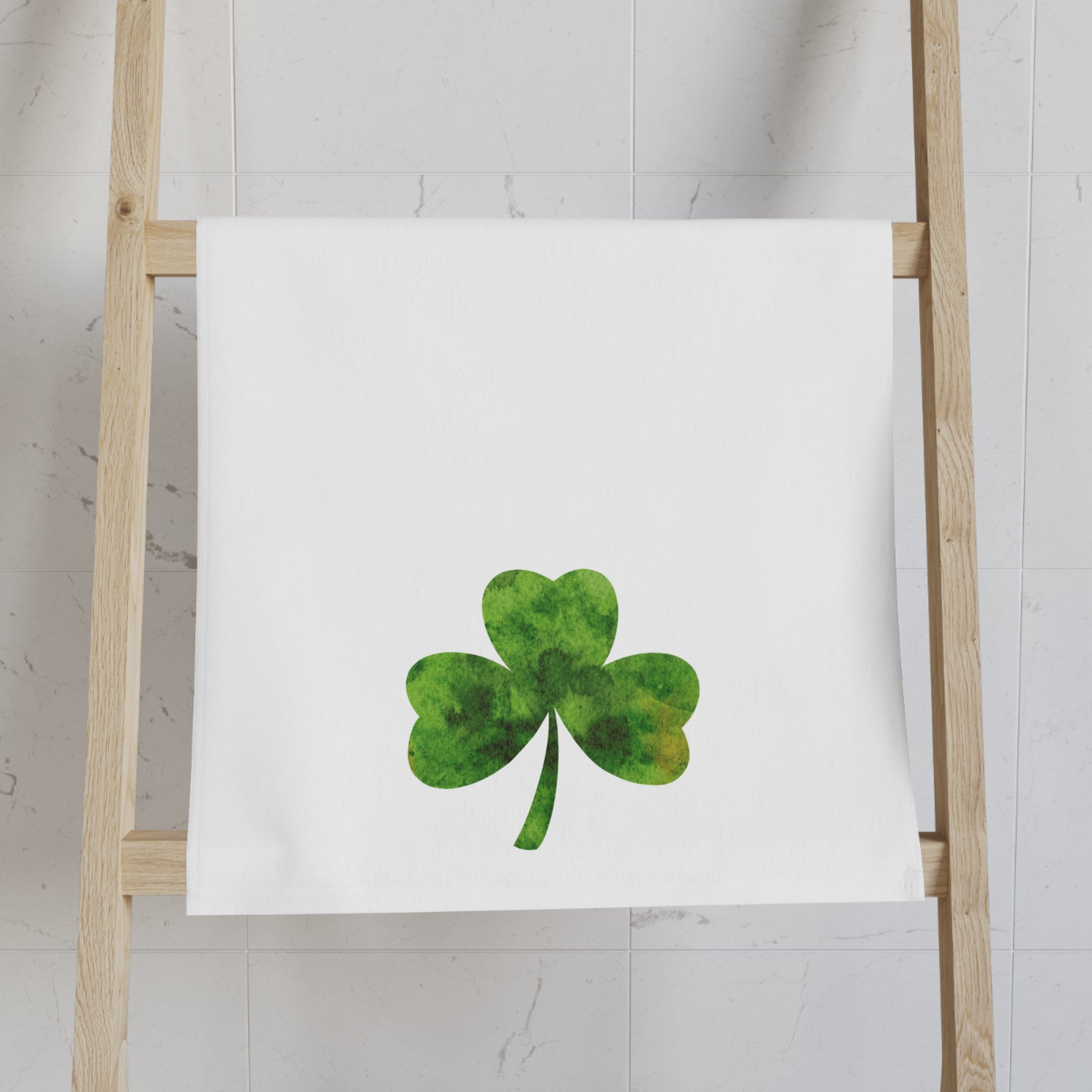 St. Patrick's Day Hand Towel Shamrock Hand Towel For St. Patrick's Day Irish Sink Towel