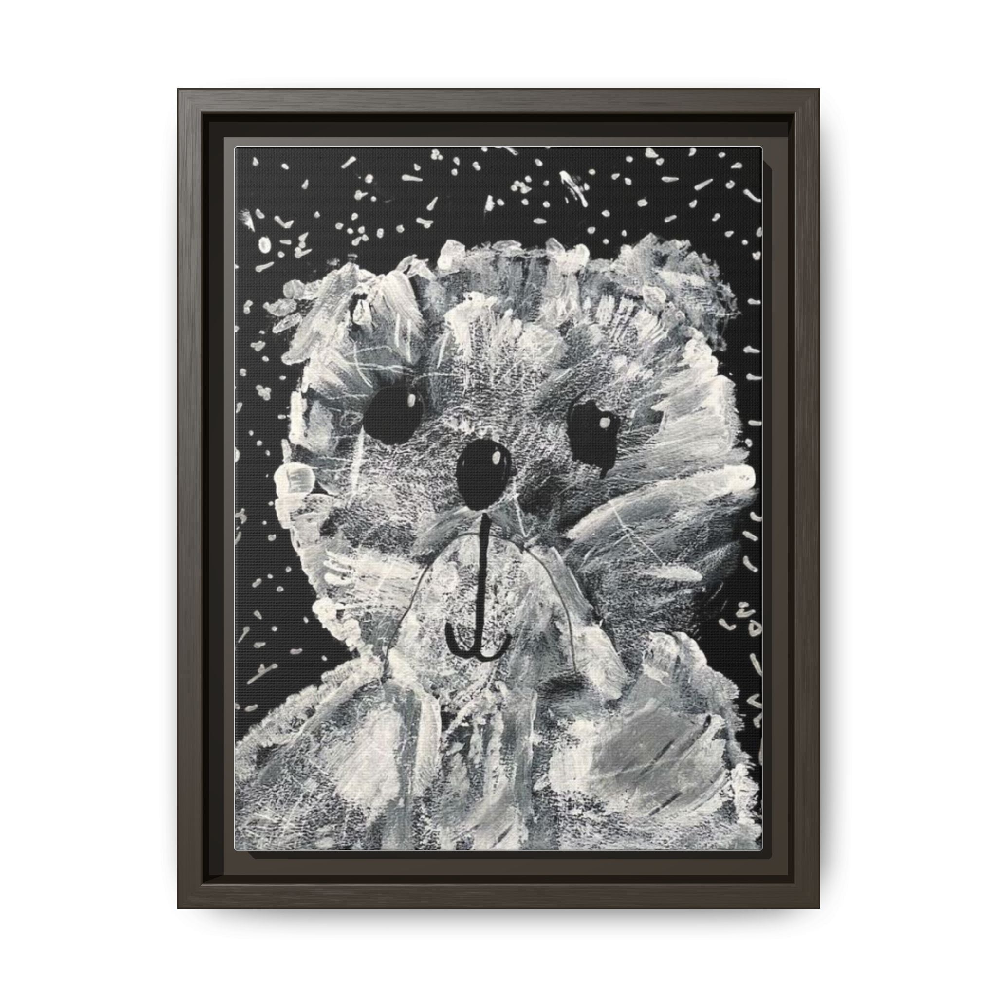 Theodore Roosevelt, Teddy Bear Matte Canvas, Framed Art by Jackson Smith