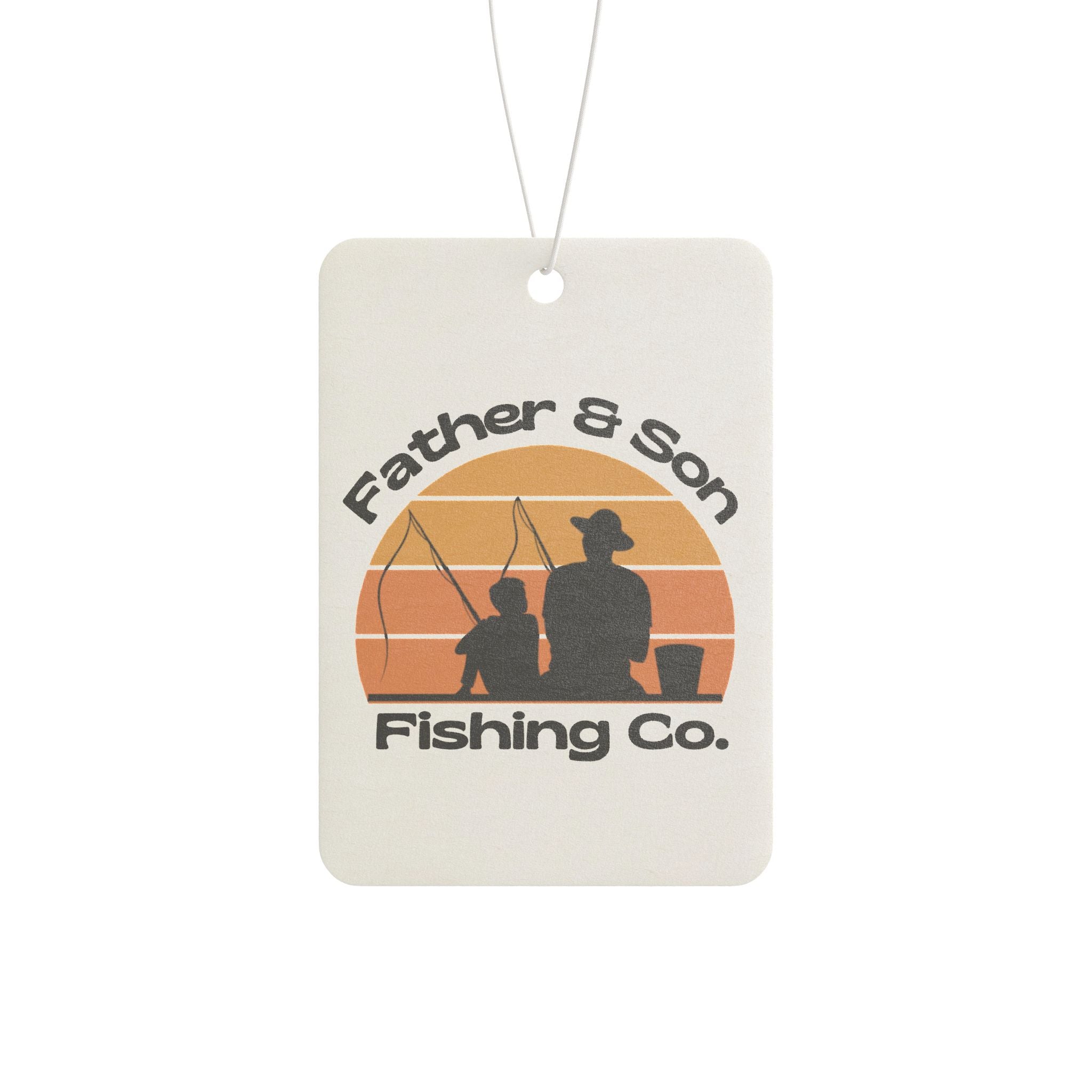 Car Air Freshener Father & Son Fishing Co Air Freshner Fathers Day Fishing Gift