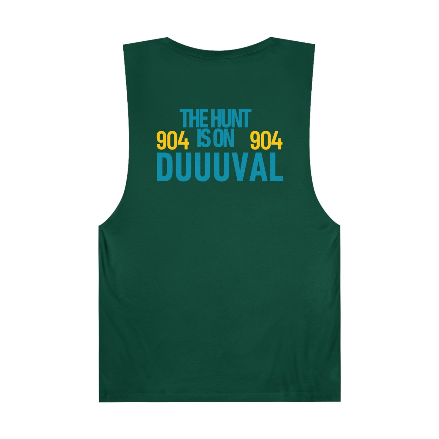 The Hunt is On Duuuval Sleevelss Shirt The Hunt is On Muscle Shirt Duuuval Jags Workout Top