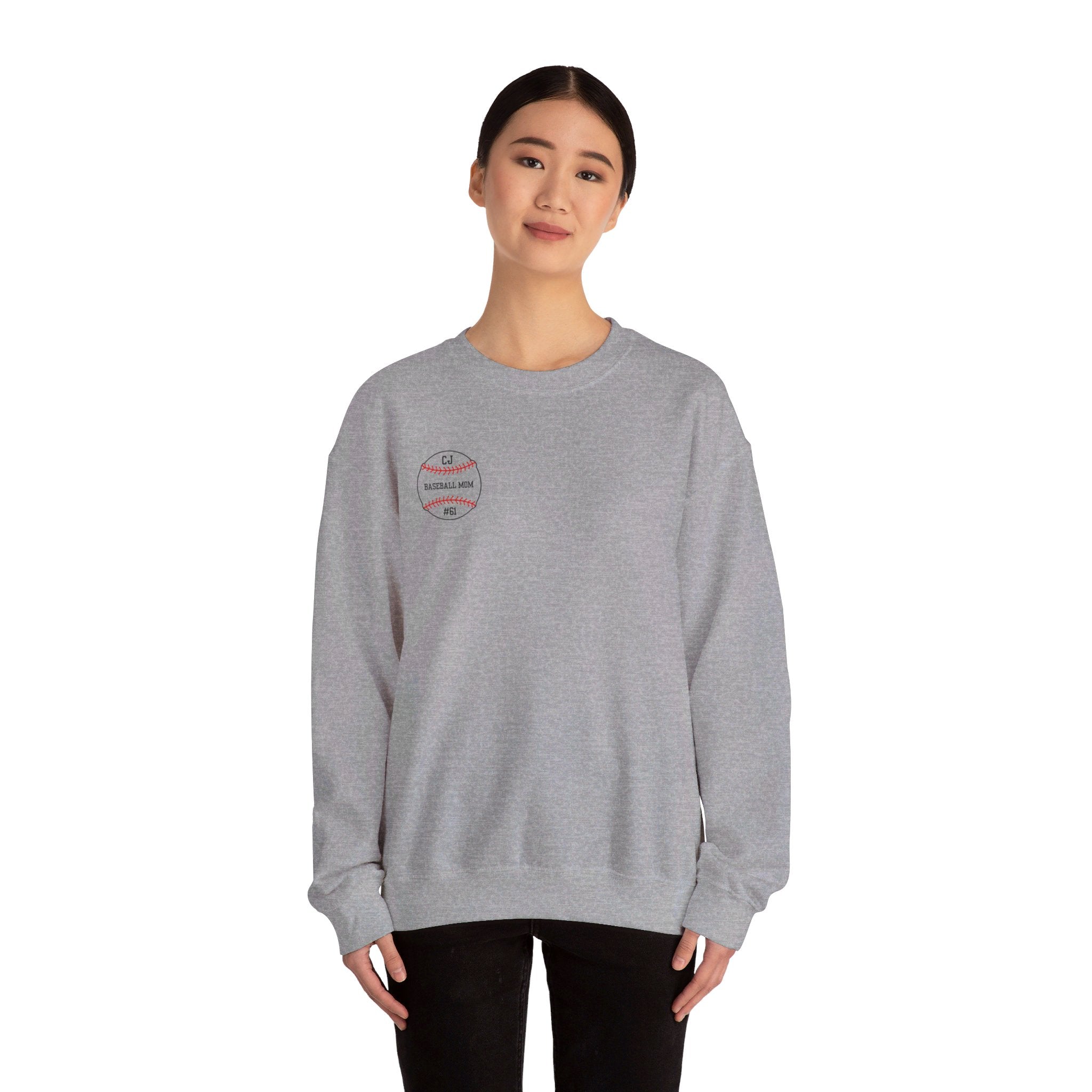 Custom Design CJs Mom Unisex Heavy Blend™ Crewneck Sweatshirt