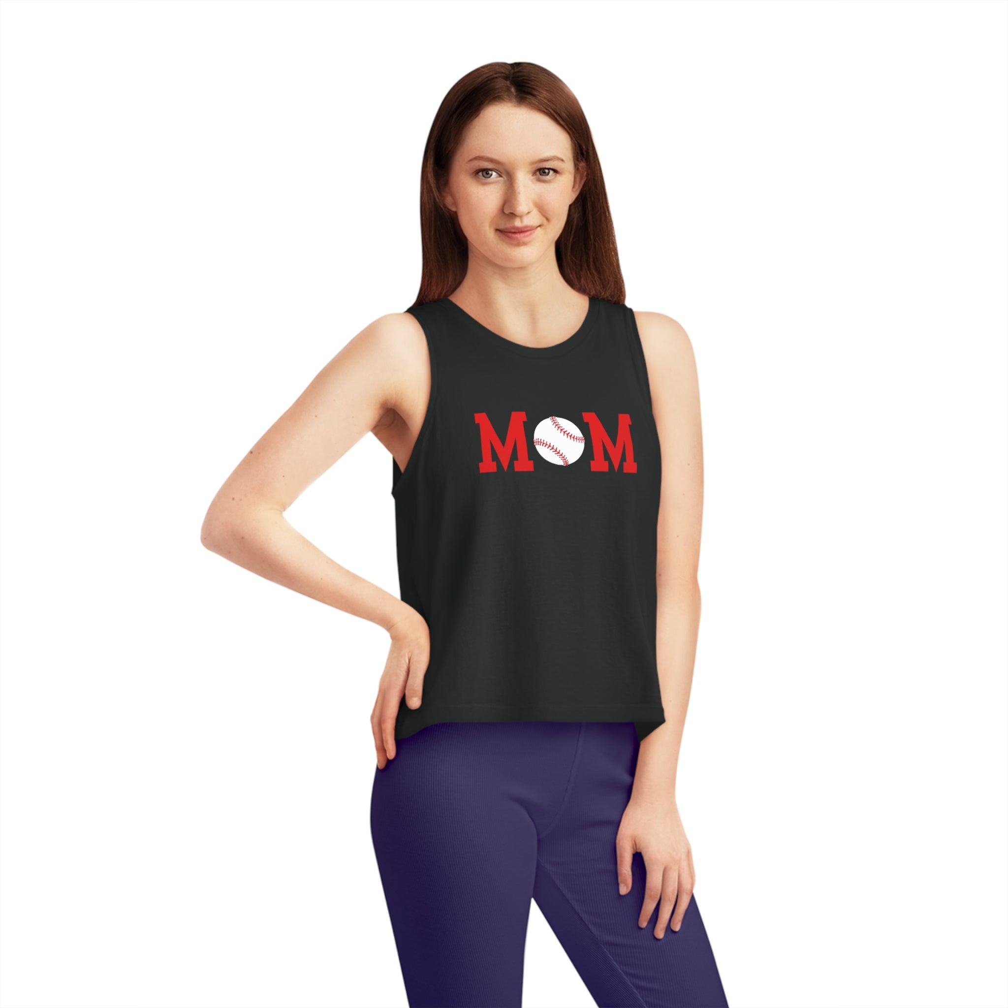 Baseball Mom Women's Dancer Cropped Tank Top